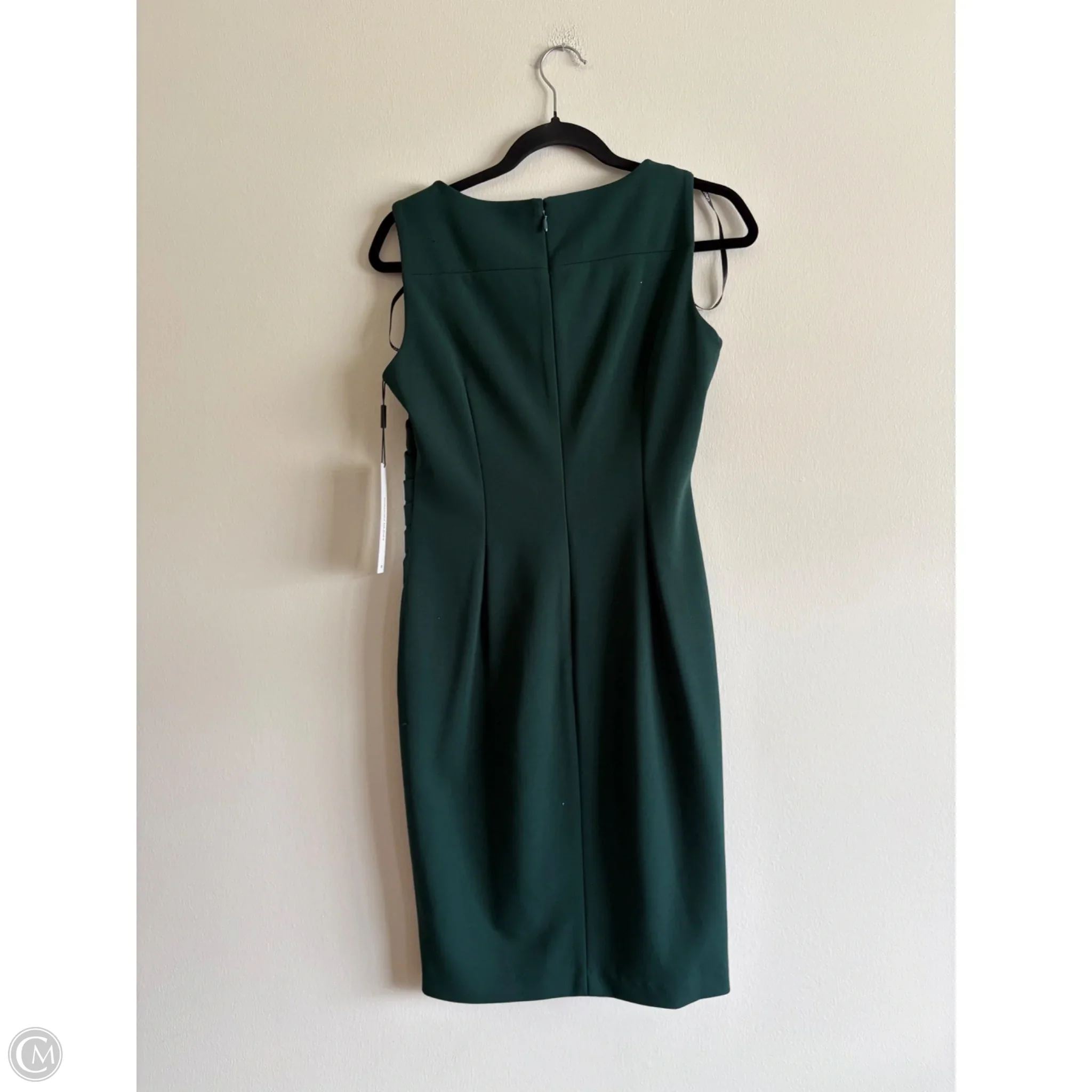 Dress Work By Calvin Klein In Green, Size: 6 - Image 2