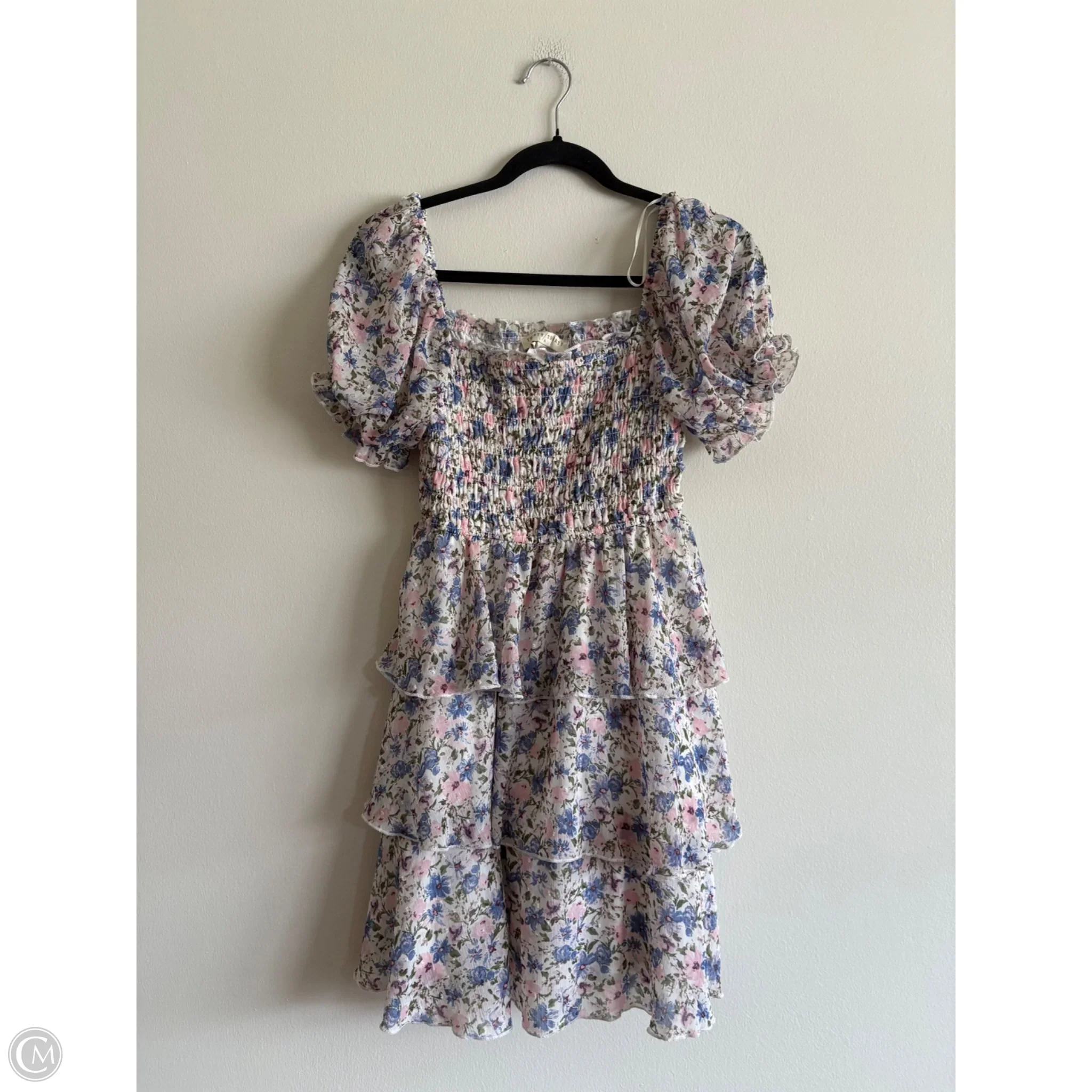Dress Casual Midi By Thirty In Floral Print, Size: M - Image 1
