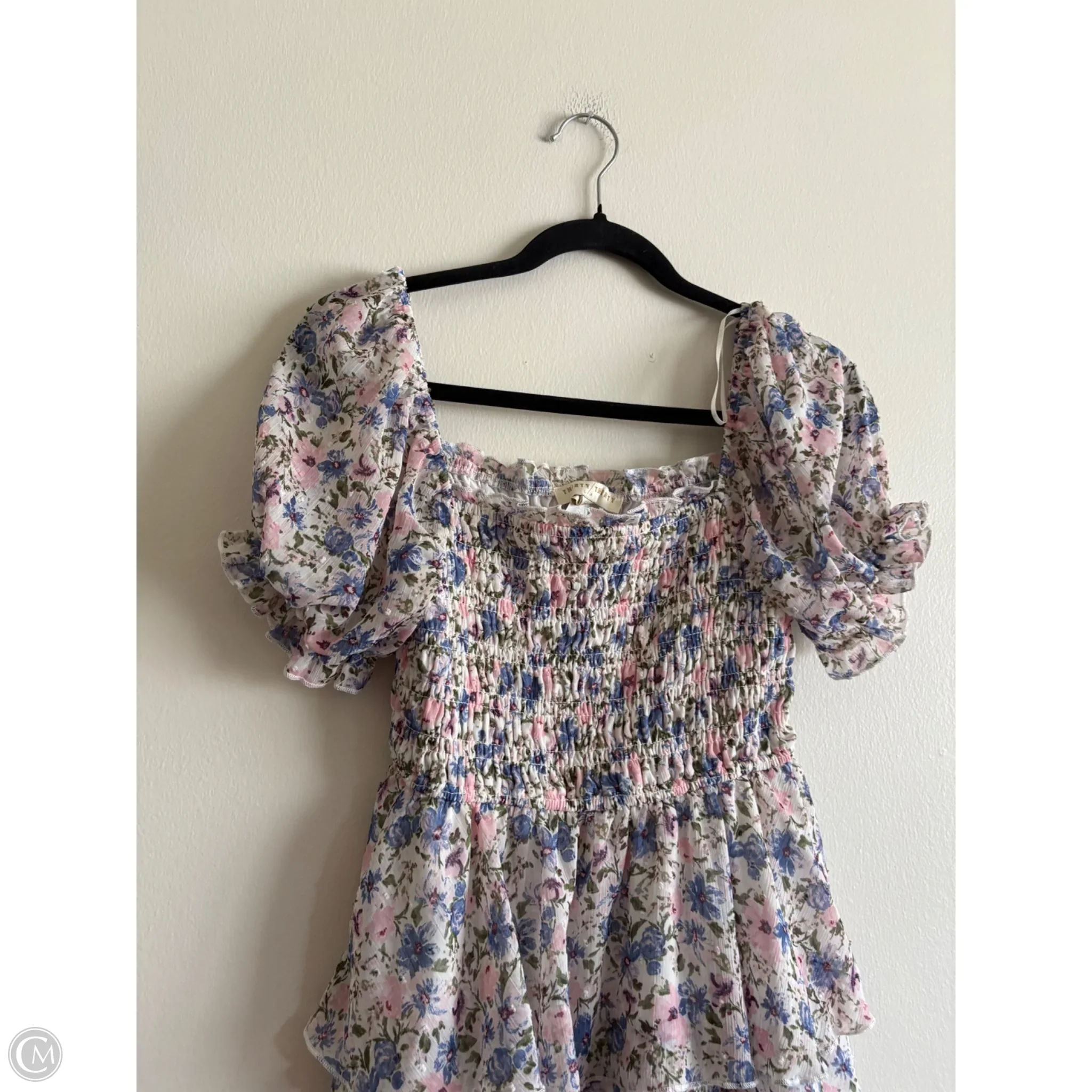 Dress Casual Midi By Thirty In Floral Print, Size: M - Image 3