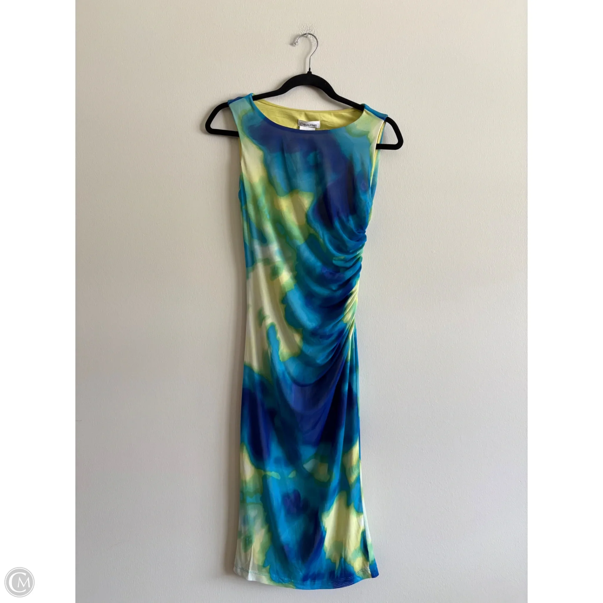 Dress Party Midi By Calvin Klein In Multi-colored, Size: 4 - Image 1