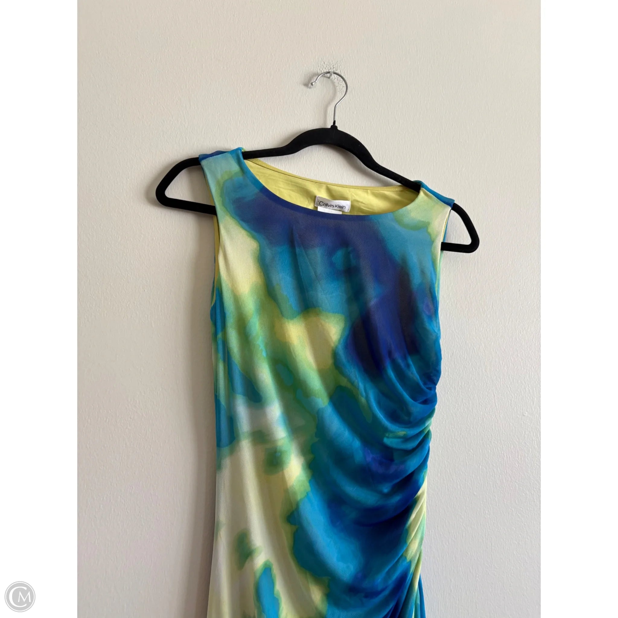 Dress Party Midi By Calvin Klein In Multi-colored, Size: 4 - Image 3