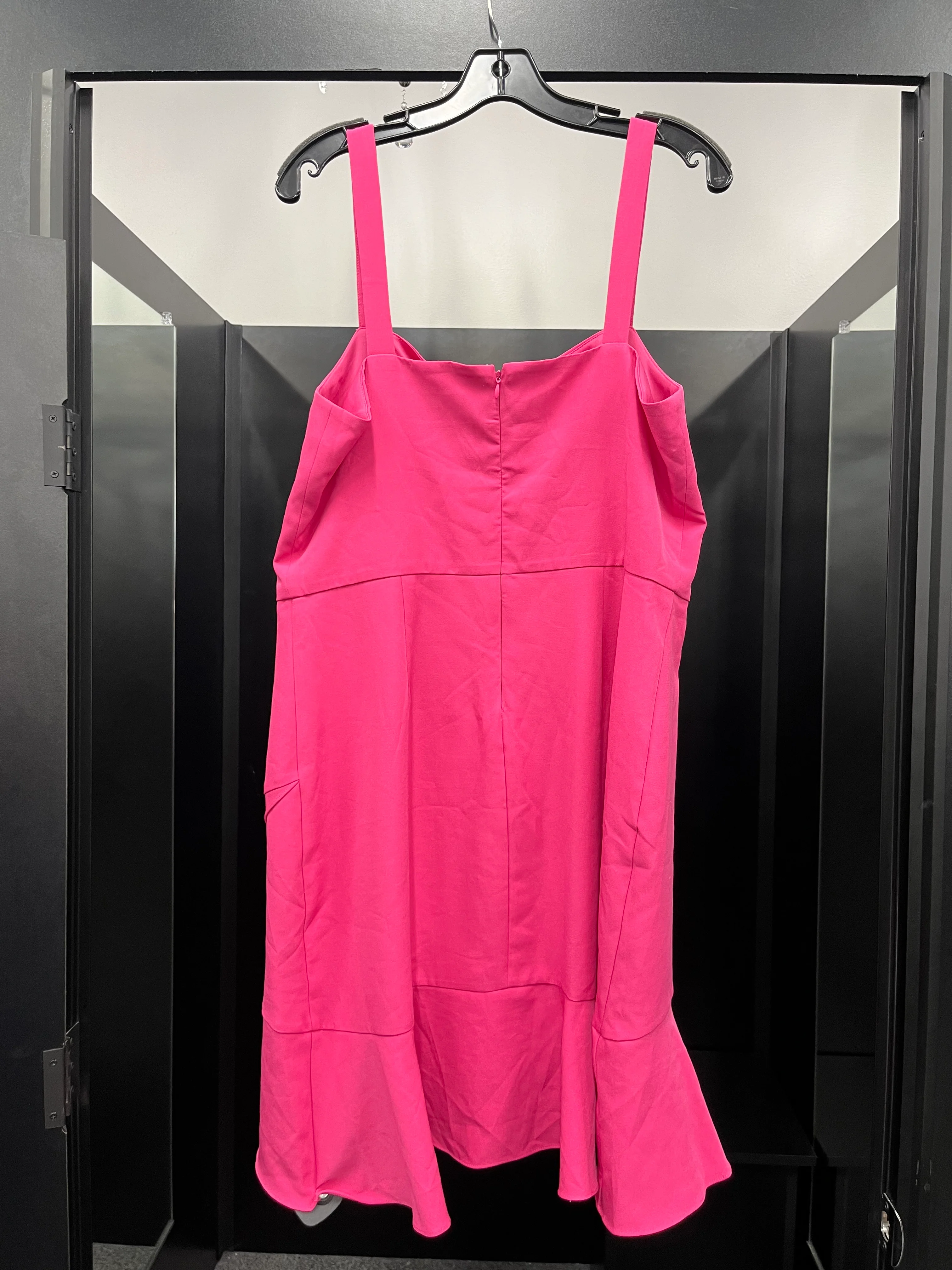 Pink Dress Party Midi Bcbg, Size Xl - Image 2