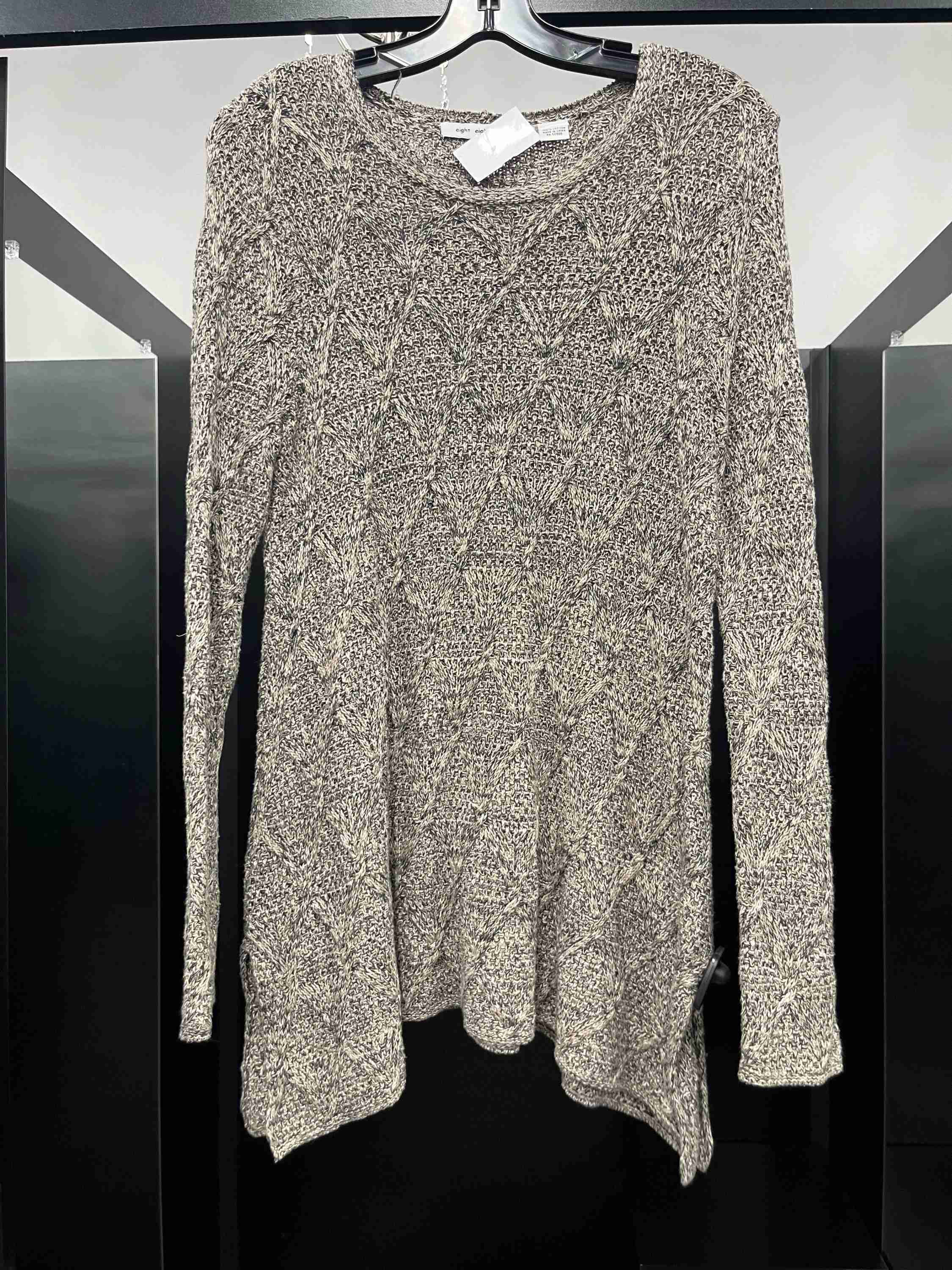 Sweater By Eight Eight Eight In Black Tan, Size: S - Image 1