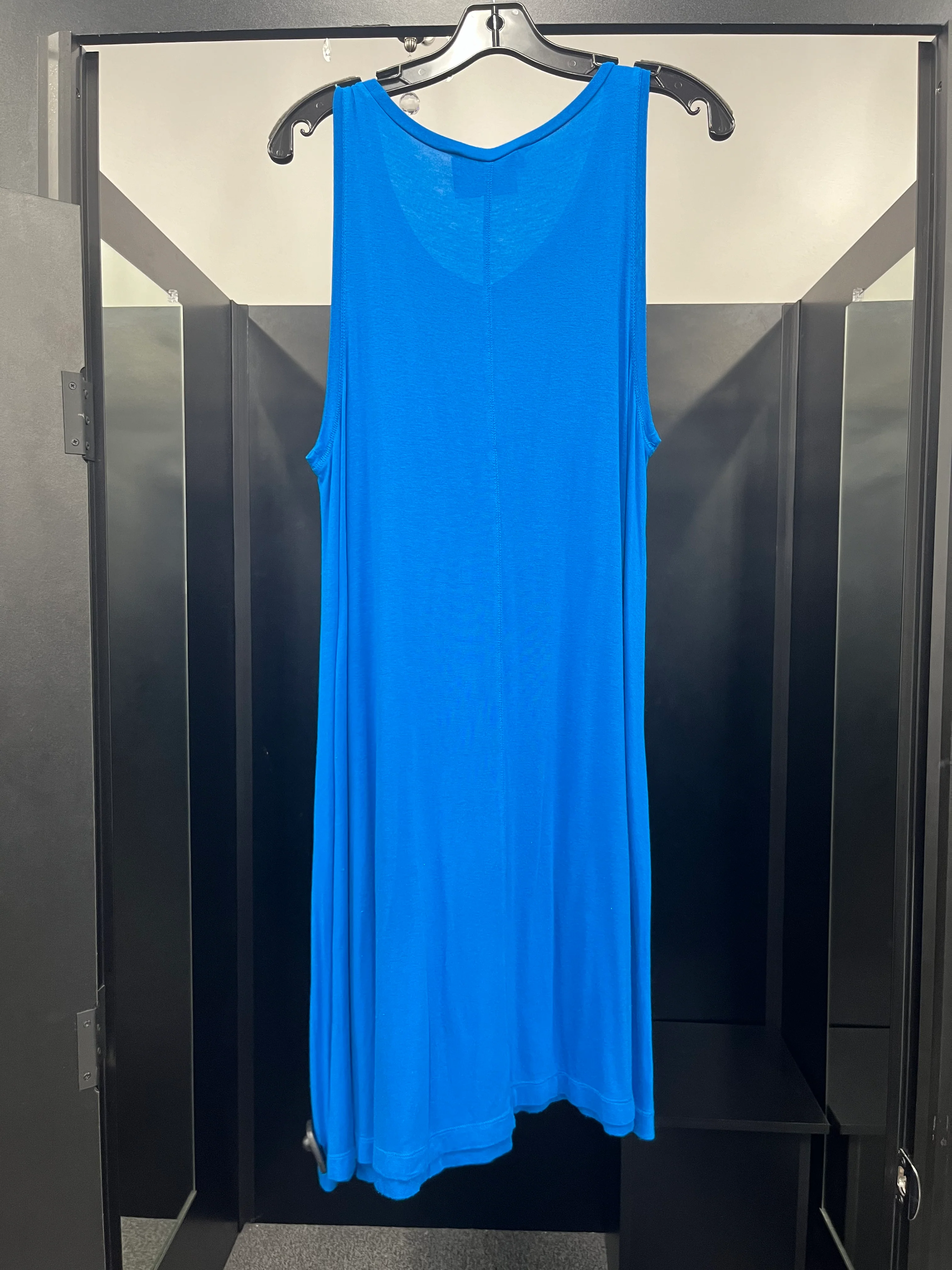 Blue Dress Casual Midi Loft, Size M - Image 2
