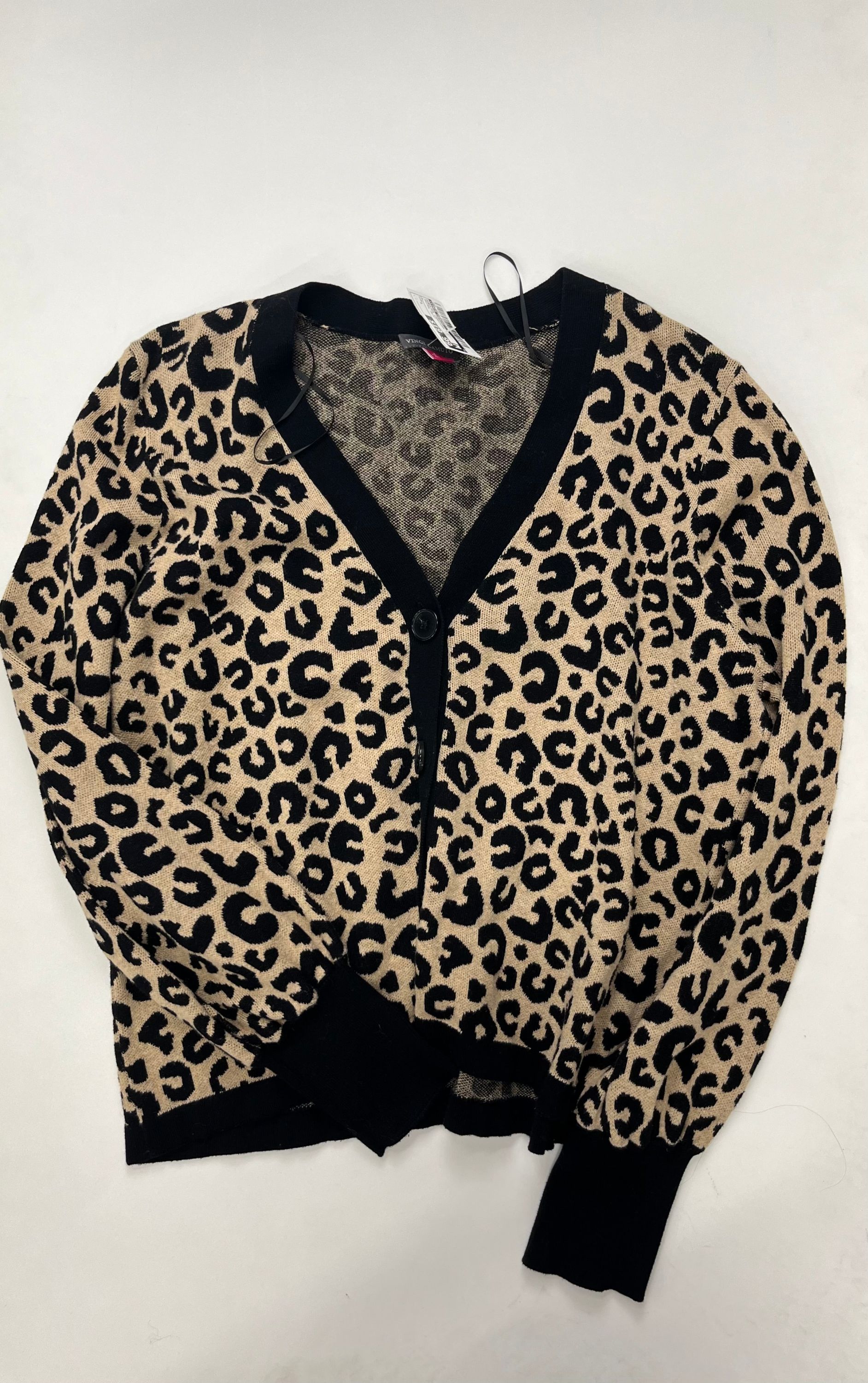Animal Print Sweater Cardigan Vince Camuto, Size L