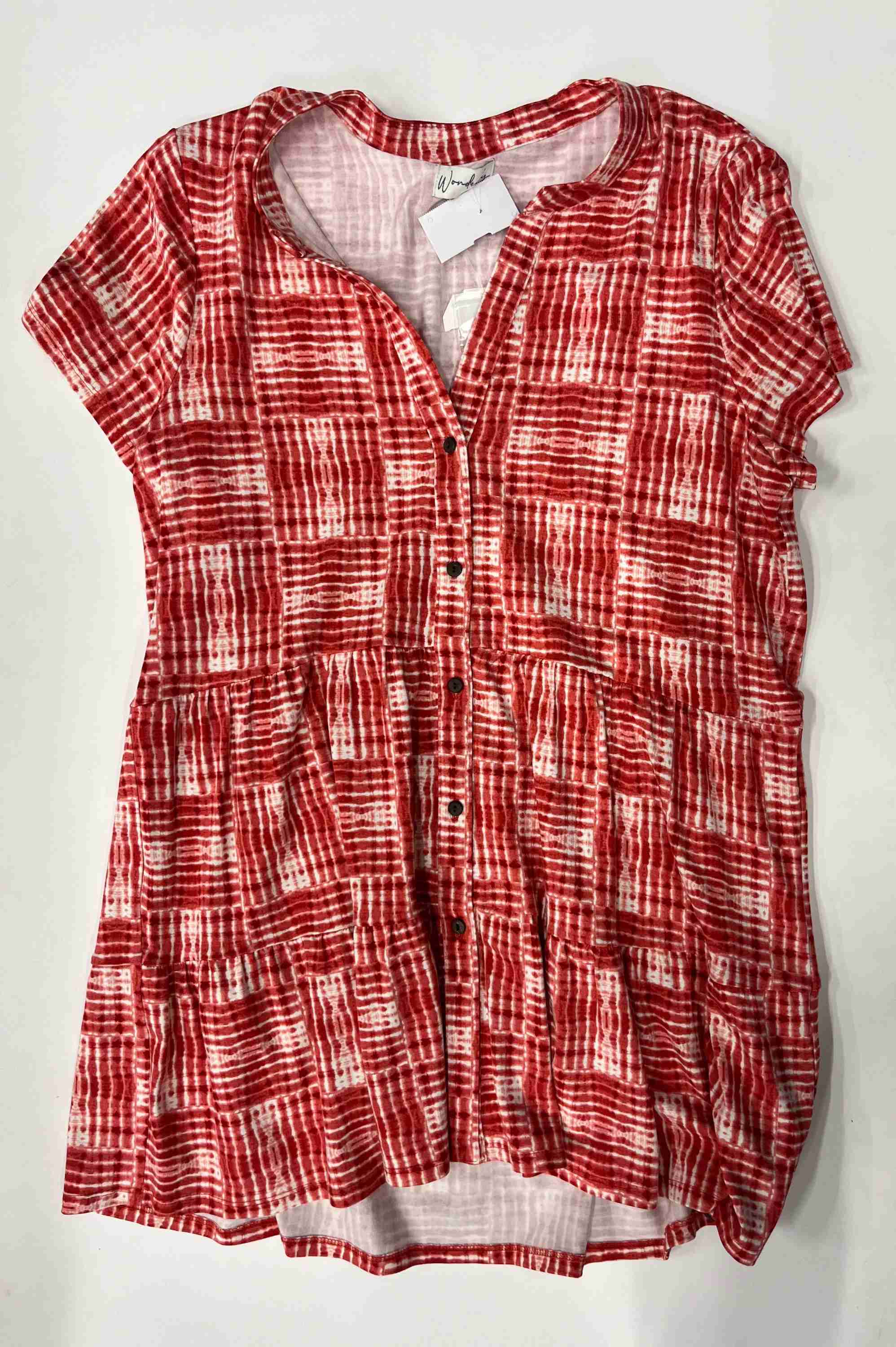 Top Short Sleeve By Wondery  Size: L - Image 1