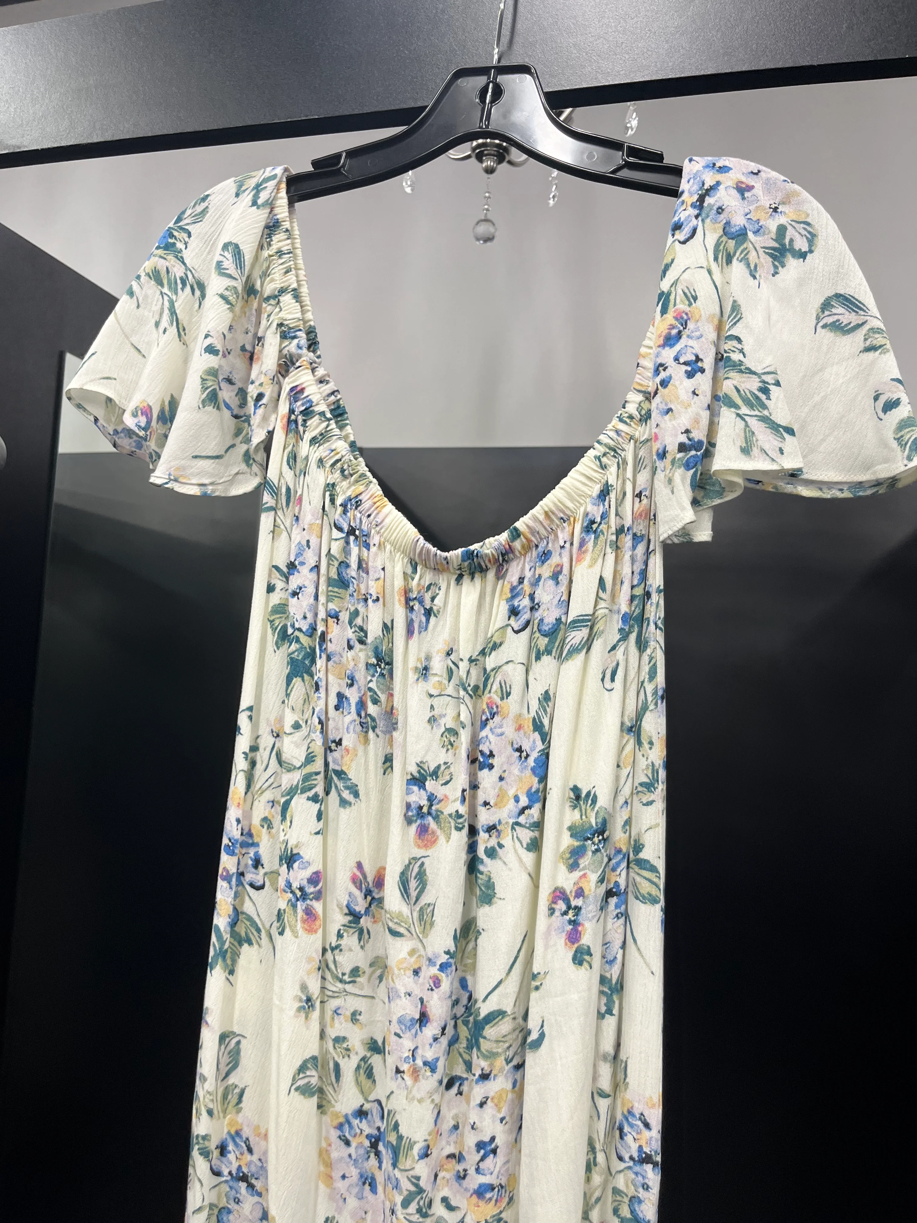 Floral Blouse Short Sleeve Tobi, Size S - Image 3