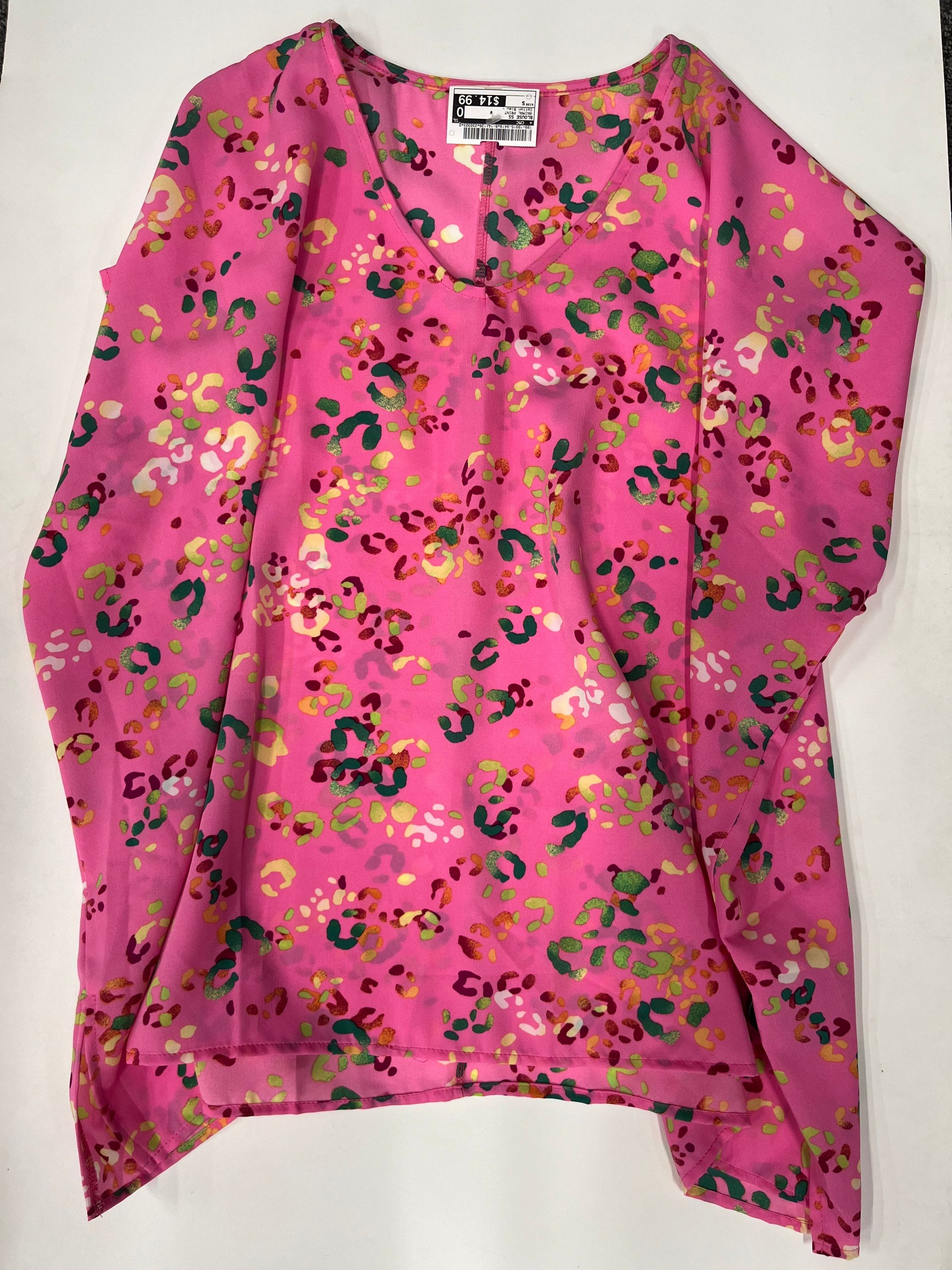Blouse Short Sleeve By Cotton Bleu  Size: S - Image 1
