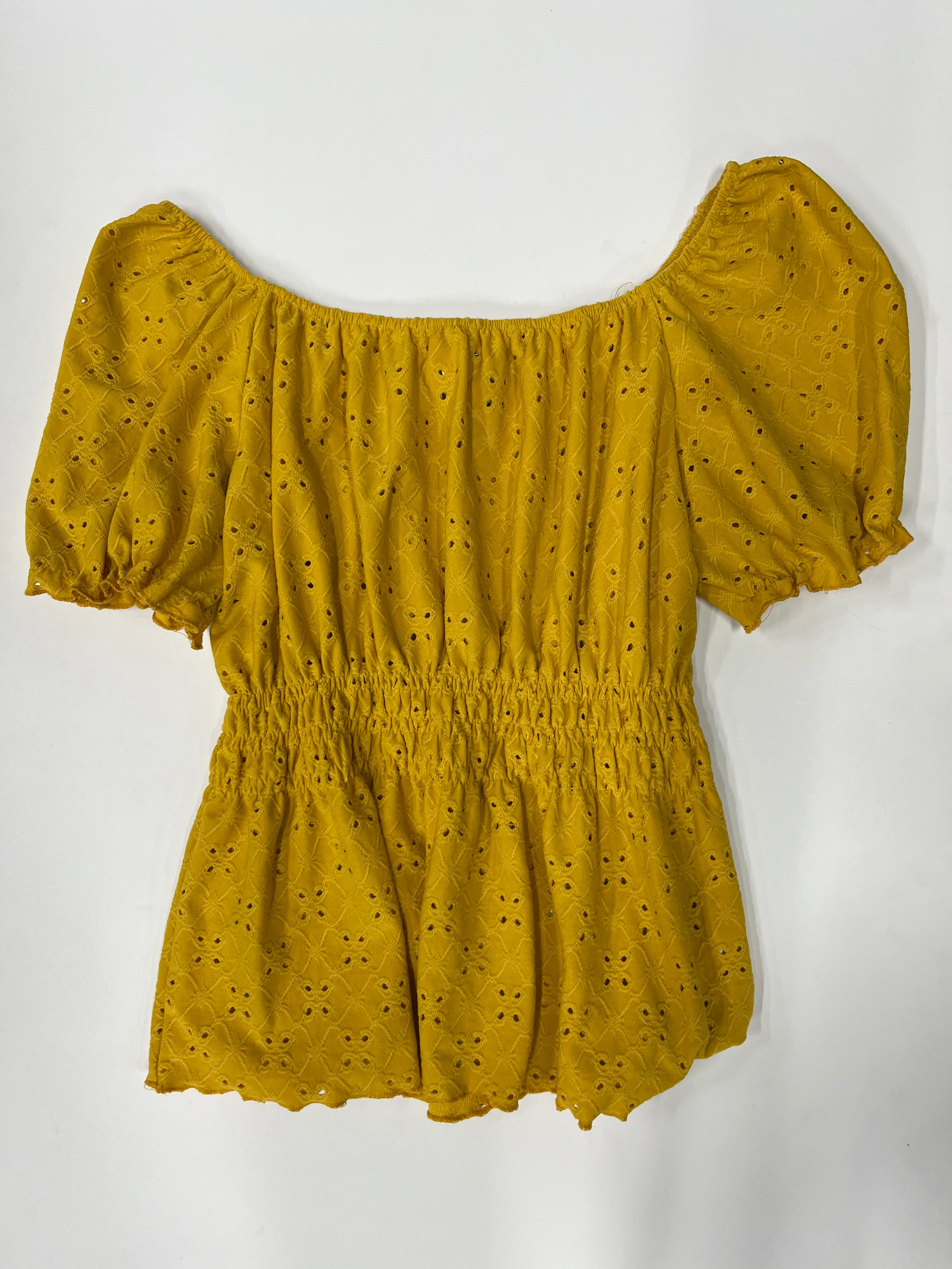 Blouse Short Sleeve By Lavish  Size: M - Image 1