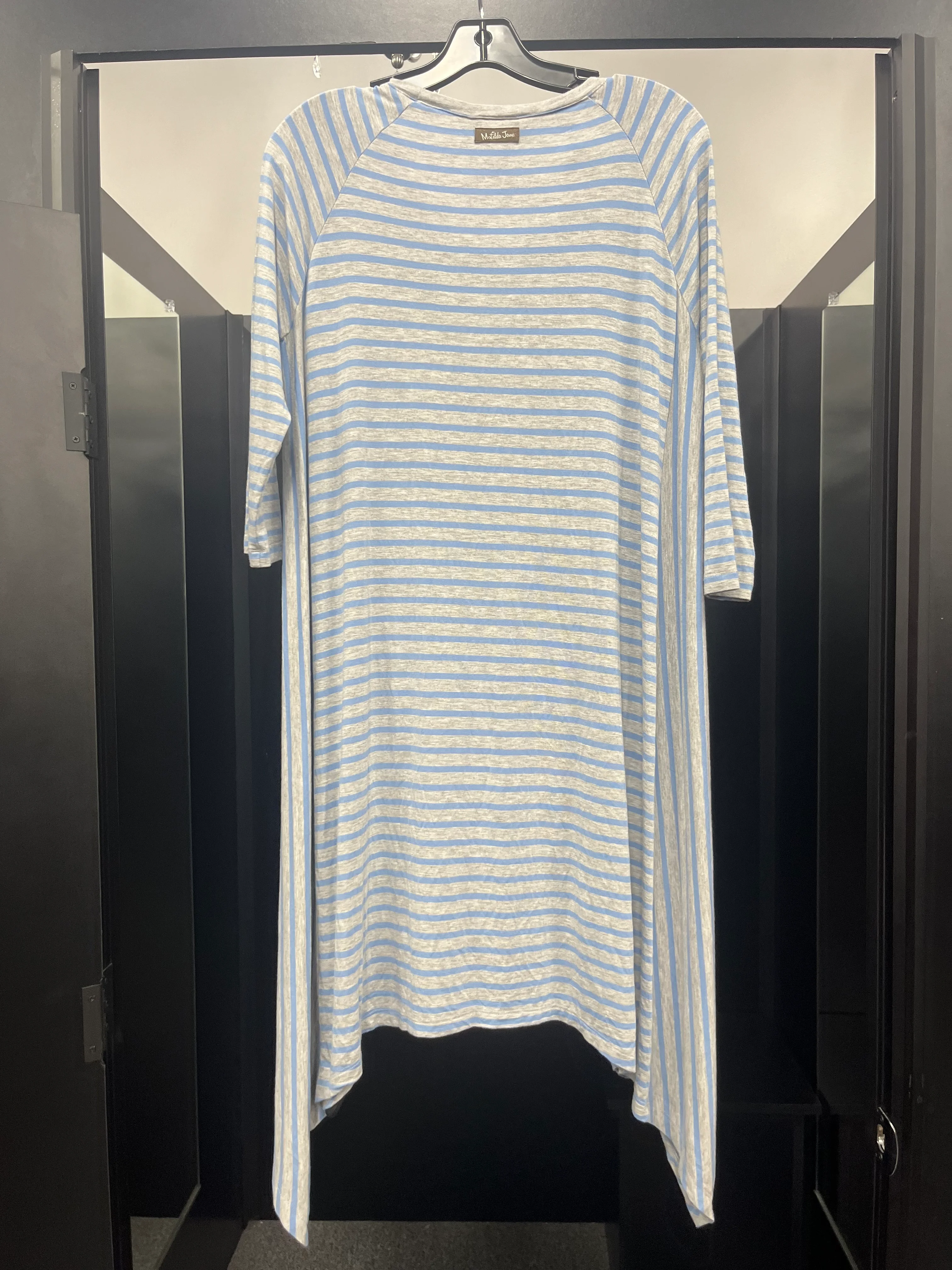 Dress Casual Midi By Matilda Jane In Striped, Size: L - Image 2