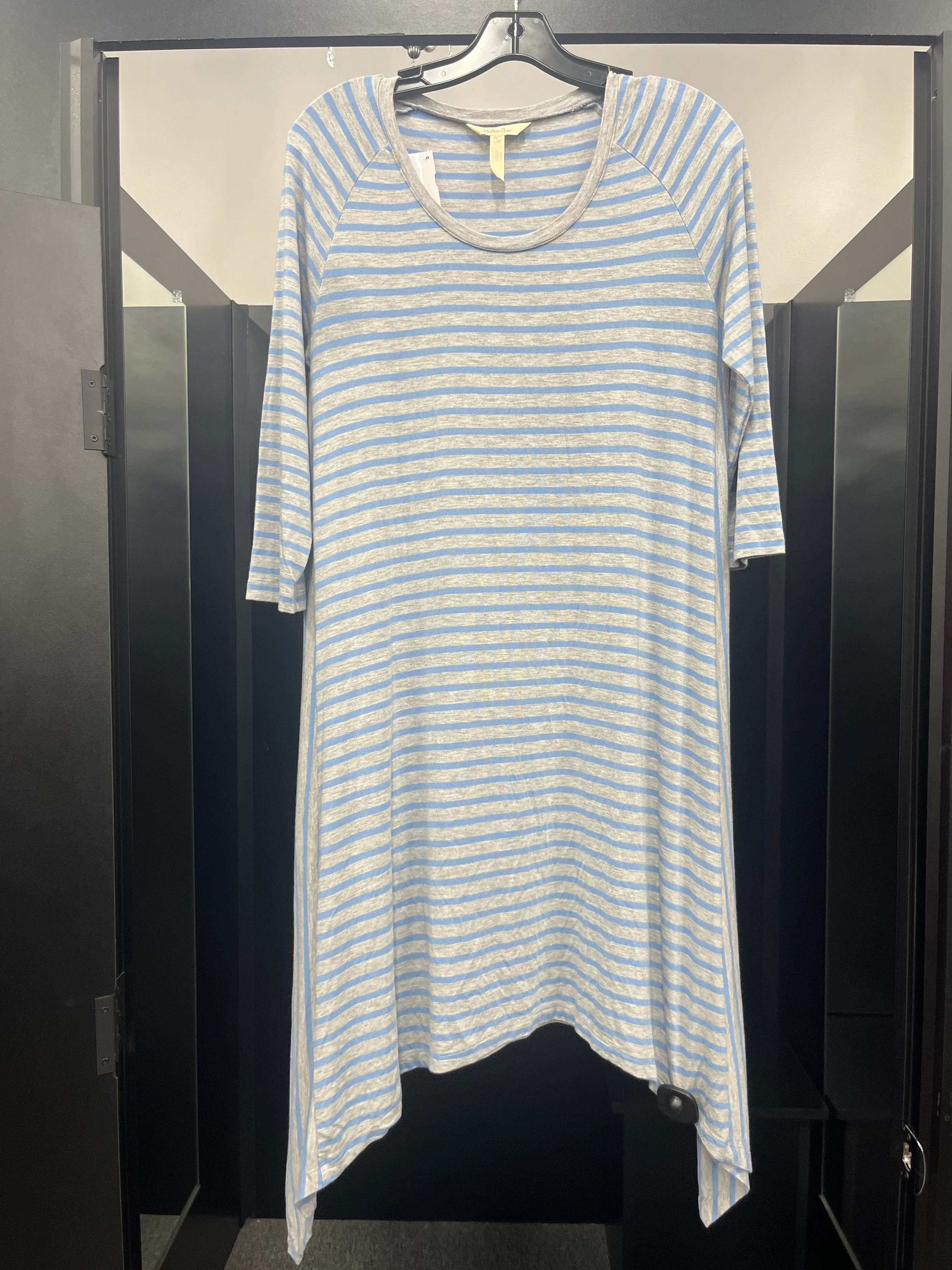 Dress Casual Midi By Matilda Jane In Striped, Size: L - Image 1