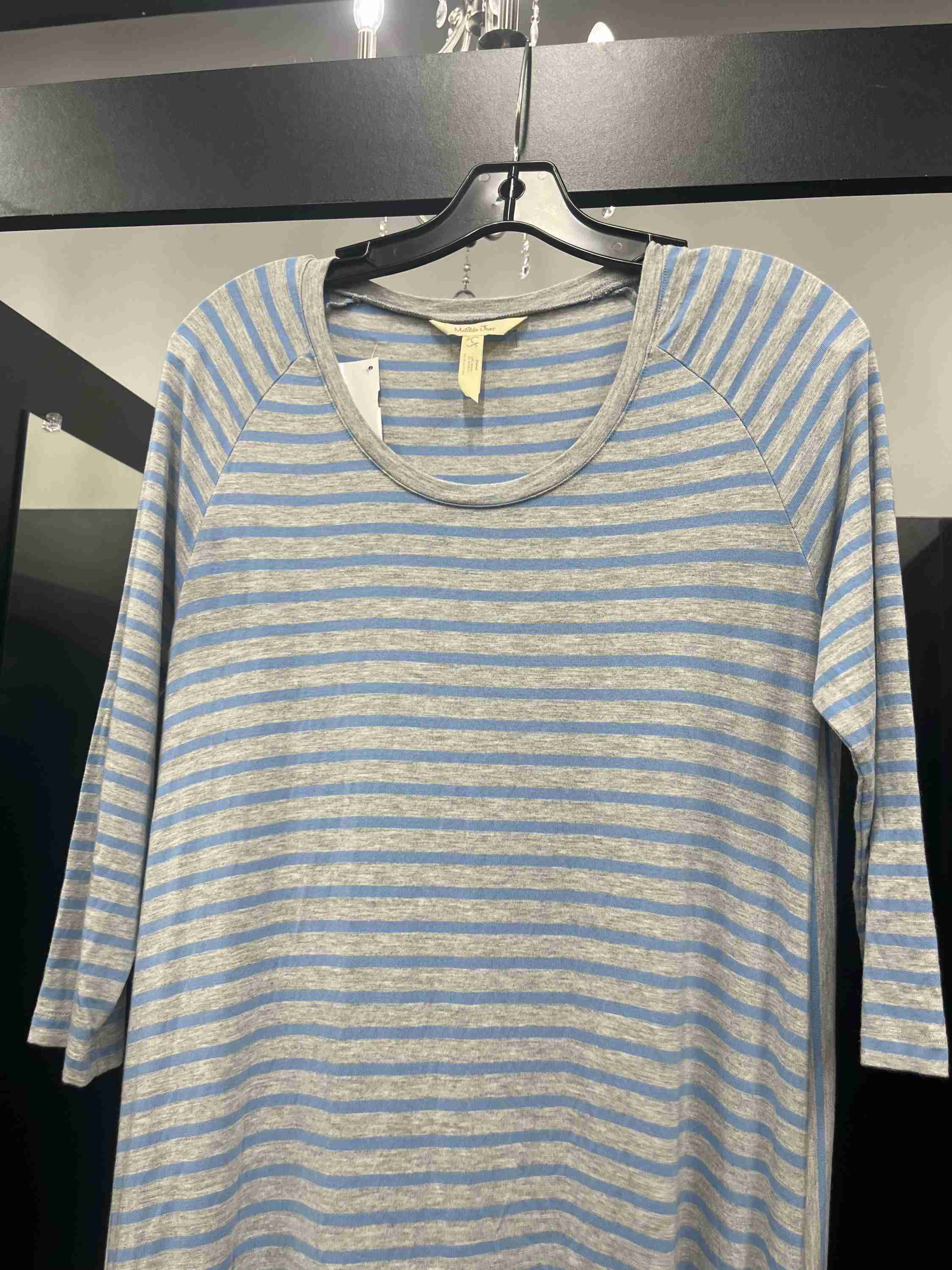 Dress Casual Midi By Matilda Jane In Striped, Size: L - Image 3