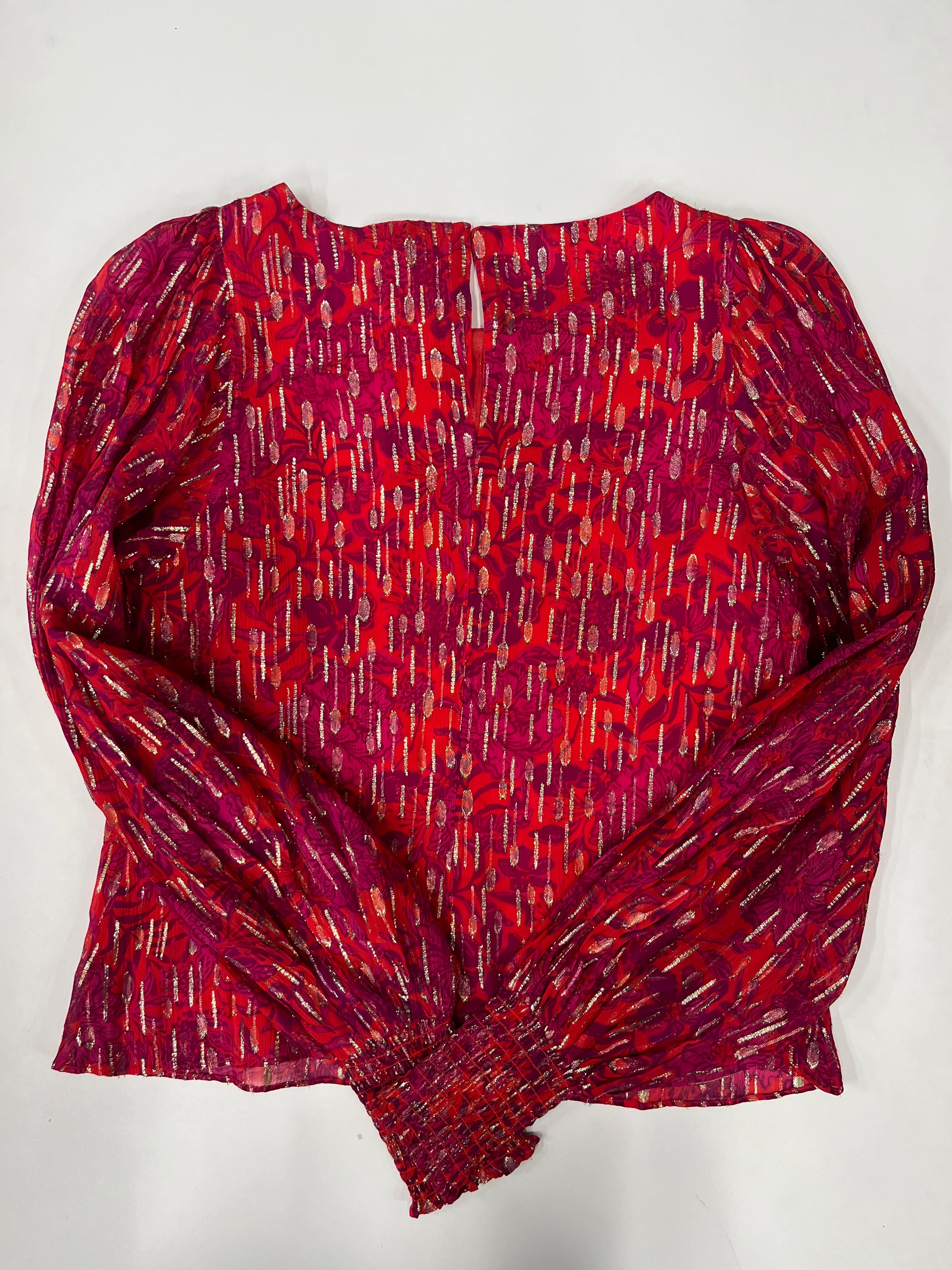 Blouse Long Sleeve By Lilly Pulitzer NWT Size: Xs - Image 2