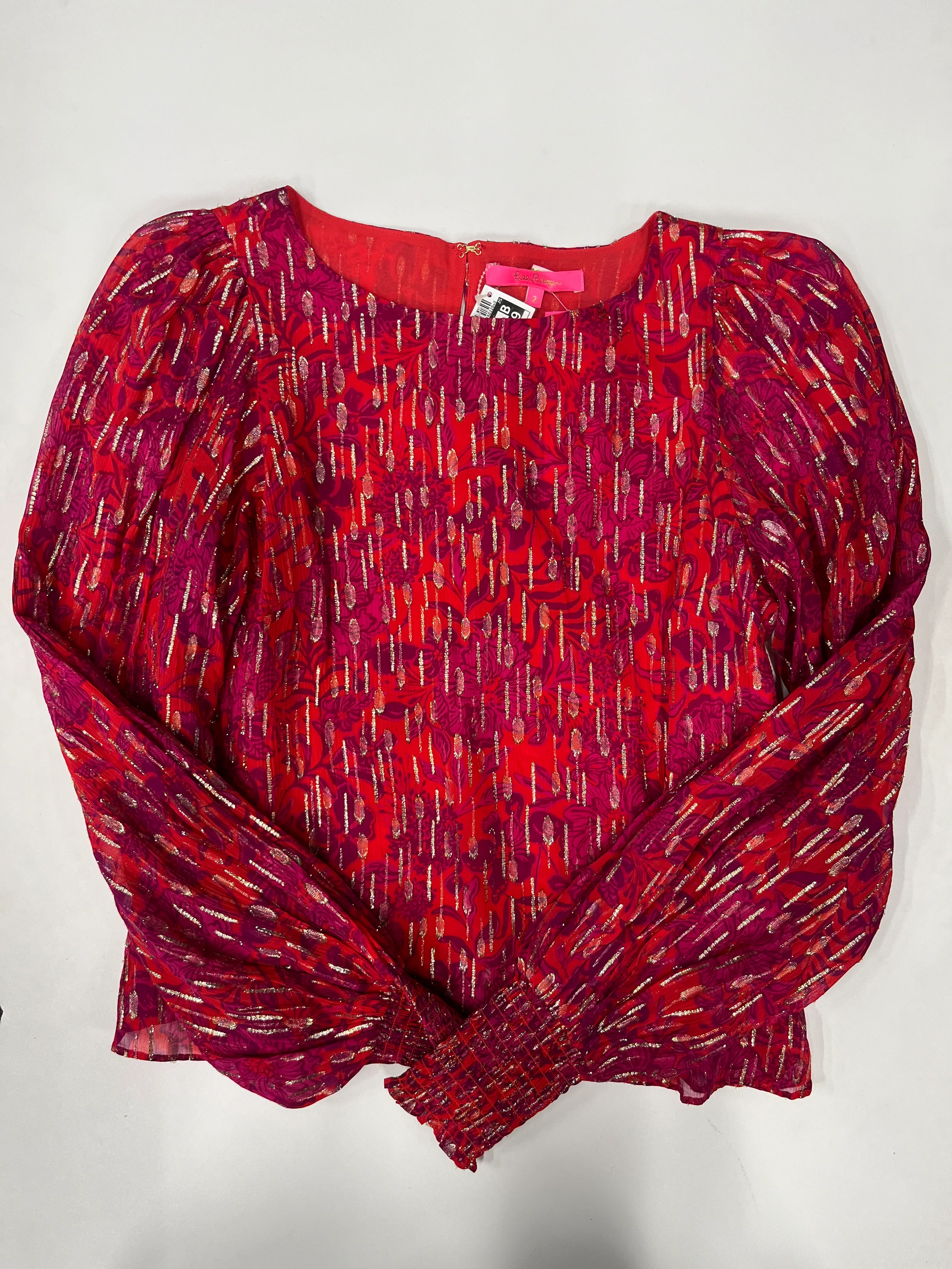 Blouse Long Sleeve By Lilly Pulitzer NWT Size: Xs - Image 1