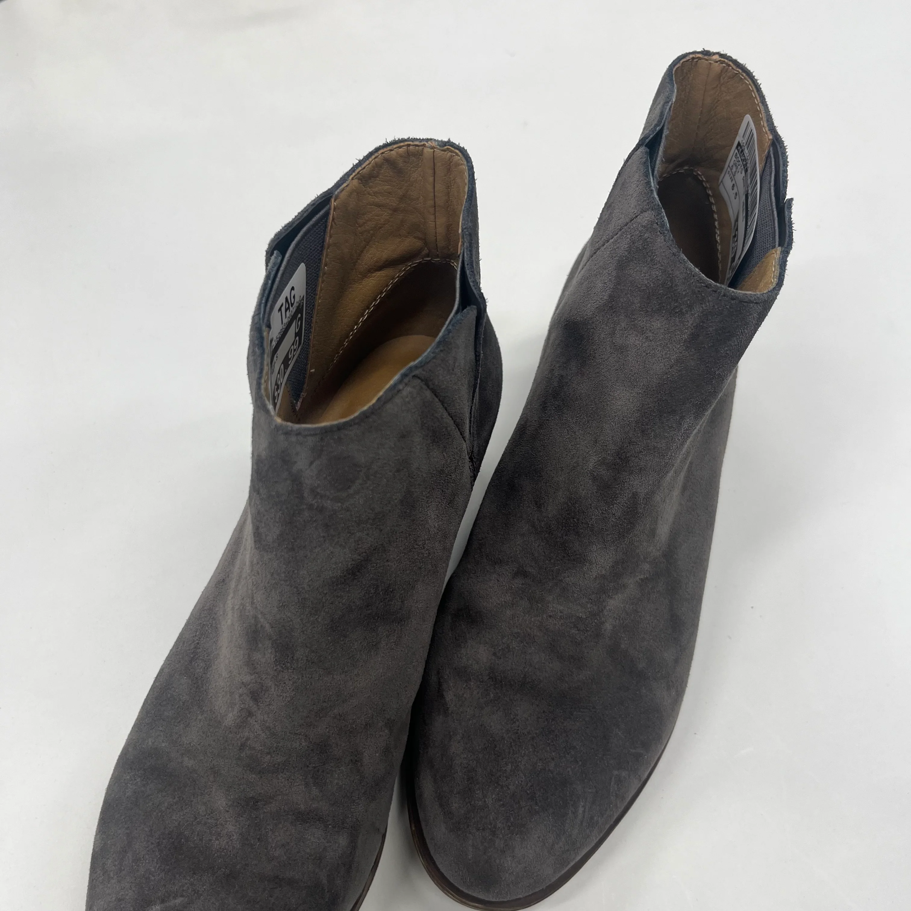 Grey Boots Ankle Heels Lucky Brand, Size 6.5 - Image 3