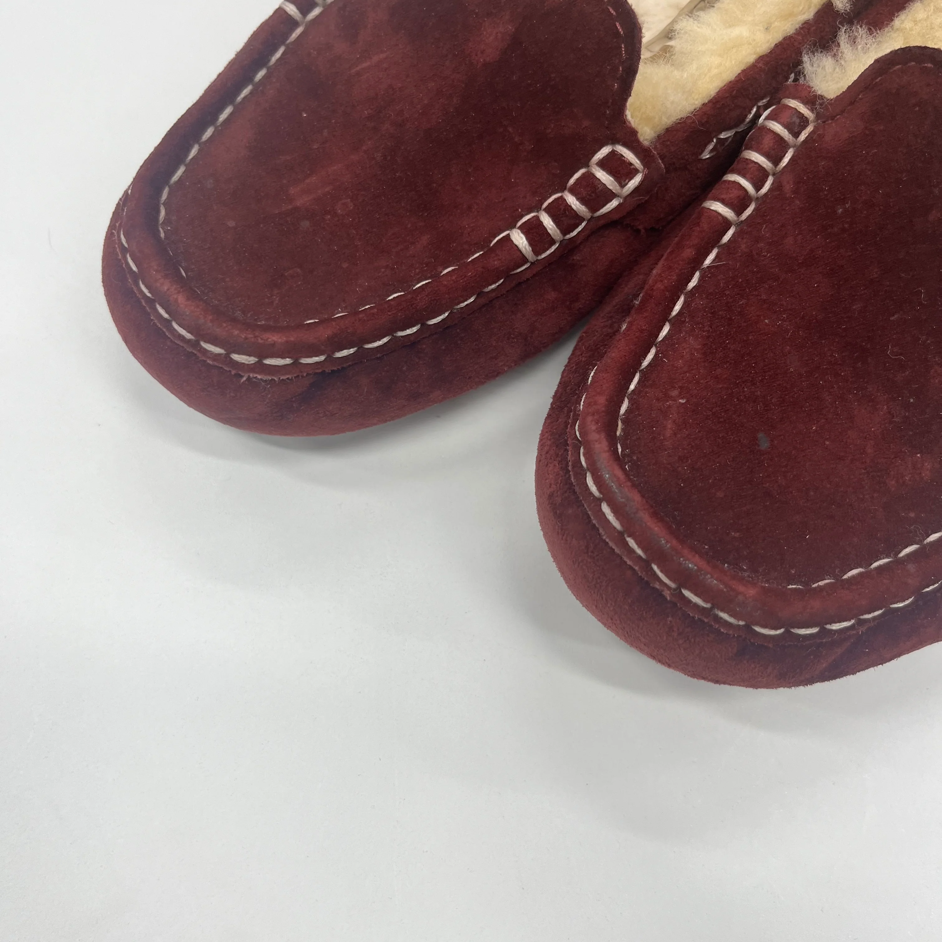 Burgundy Shoes Flats Espadrille Ugg, Size 6 - Image 3