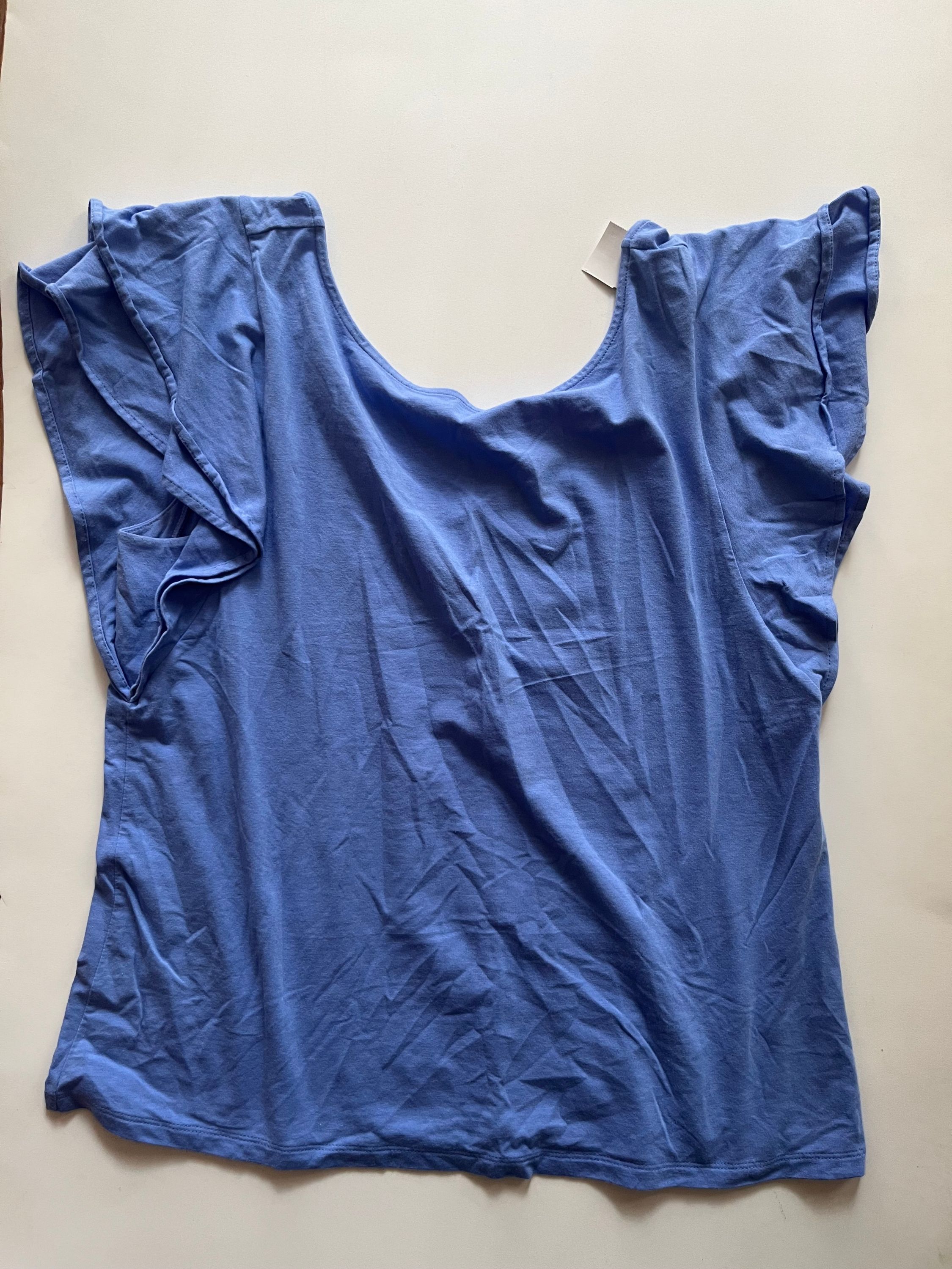Blue Blouse Short Sleeve Lilly Pulitzer, Size L - Image 1