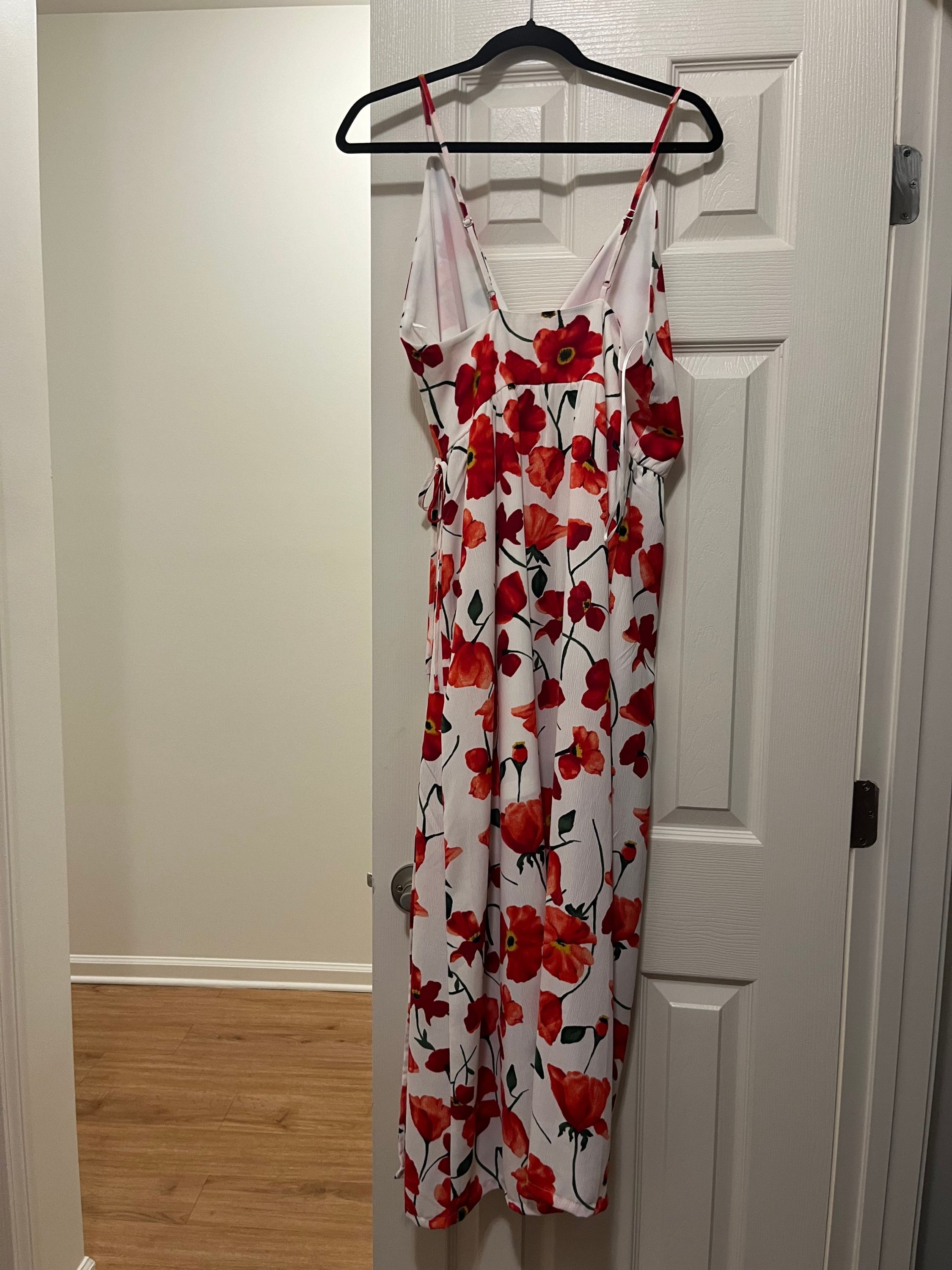 Floral Dress Casual Maxi GB, Size L - Image 2