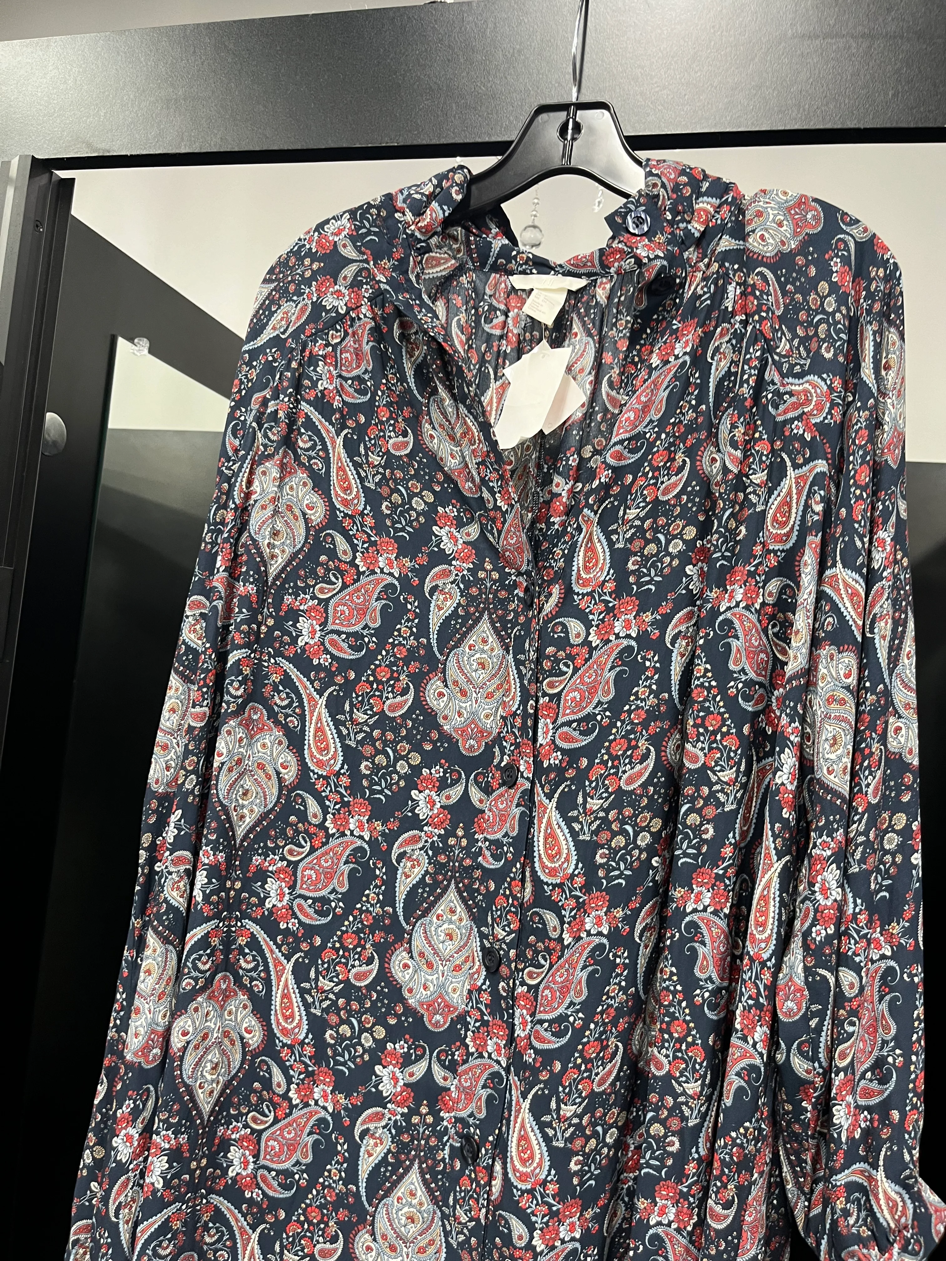 Multi-colored Dress Casual Midi H&m, Size S - Image 3