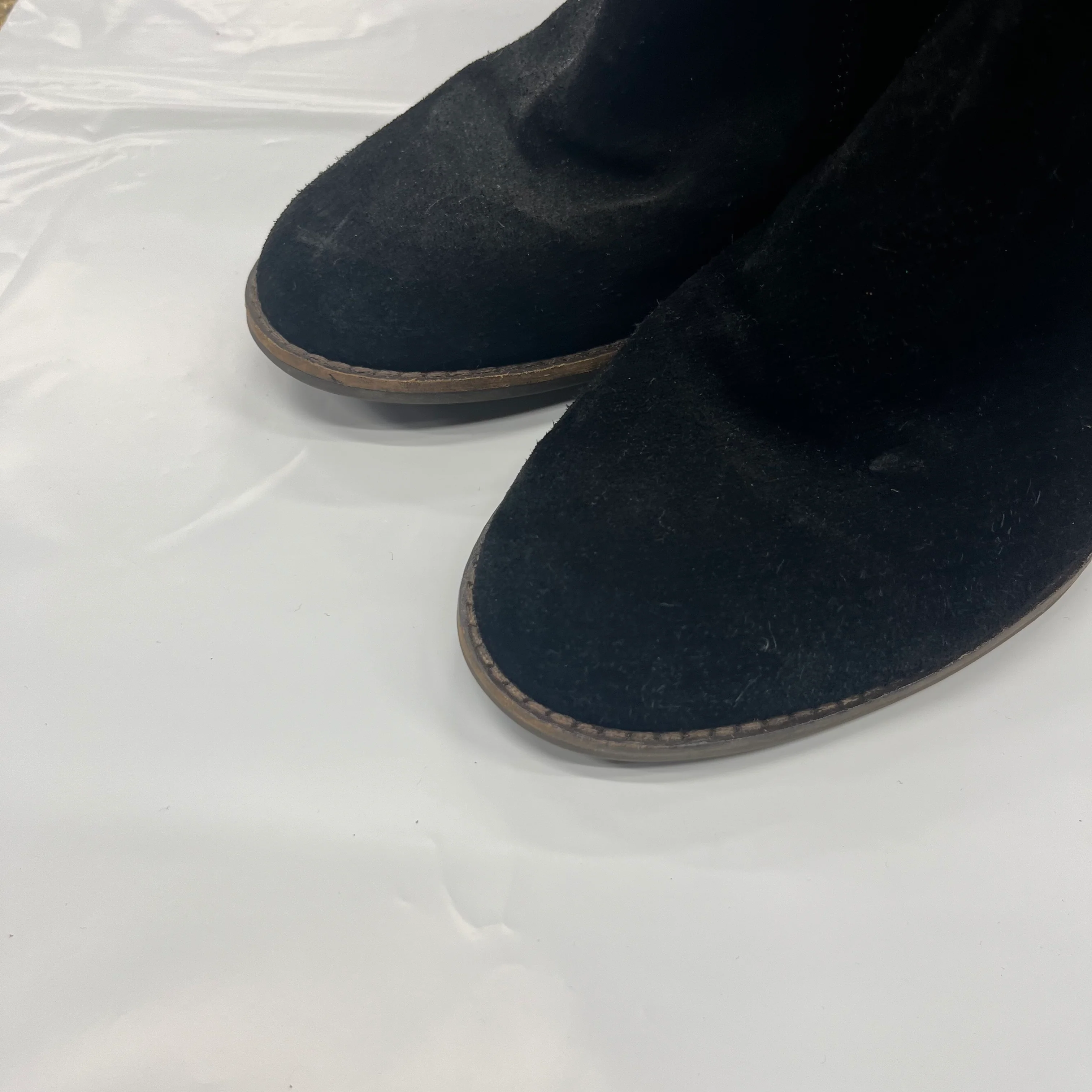 Black Shoes Heels Wedge Lucky Brand, Size 11 - Image 3