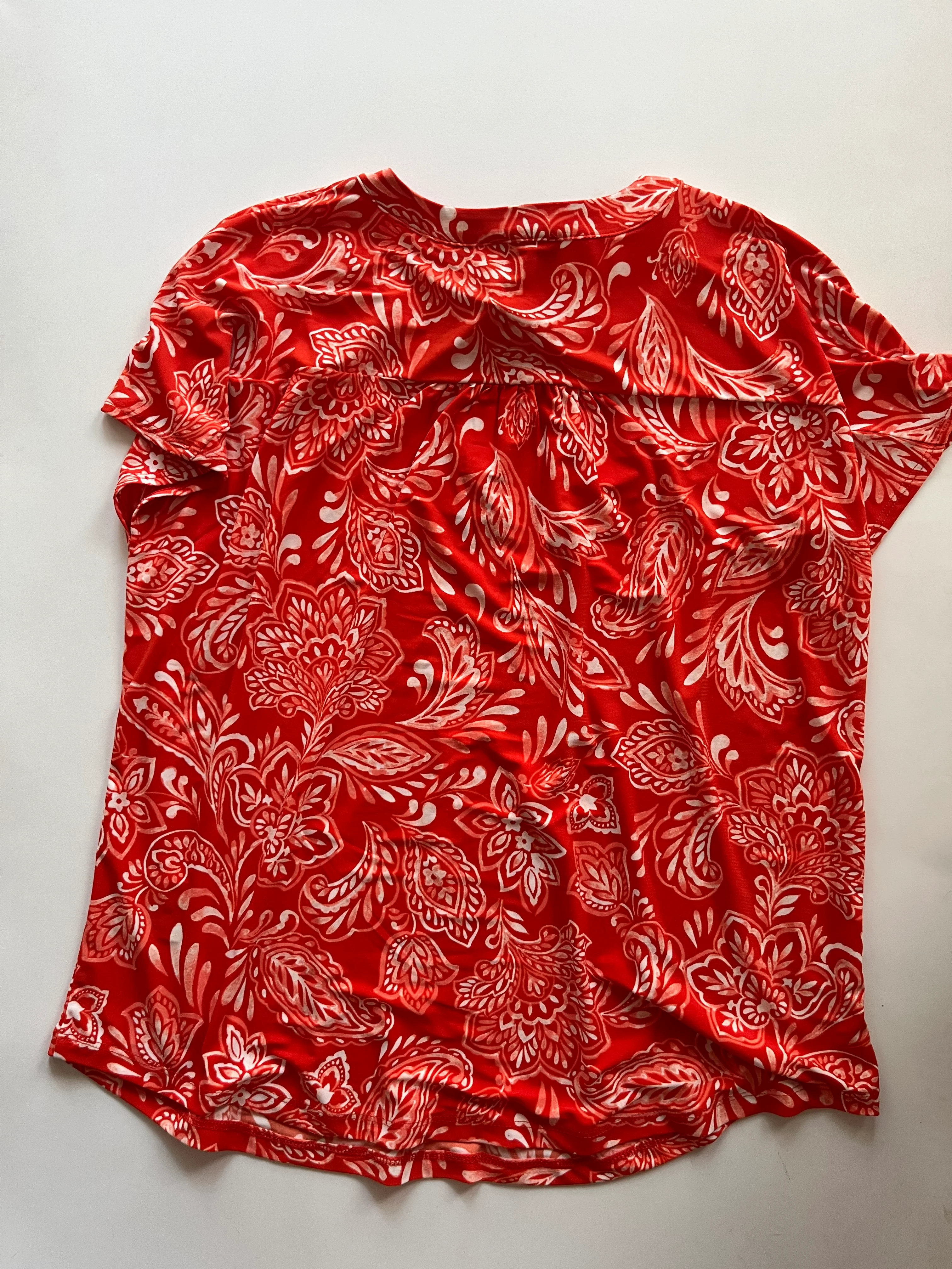 Orange Blouse Long Sleeve Jones New York NWT, Size M - Image 2