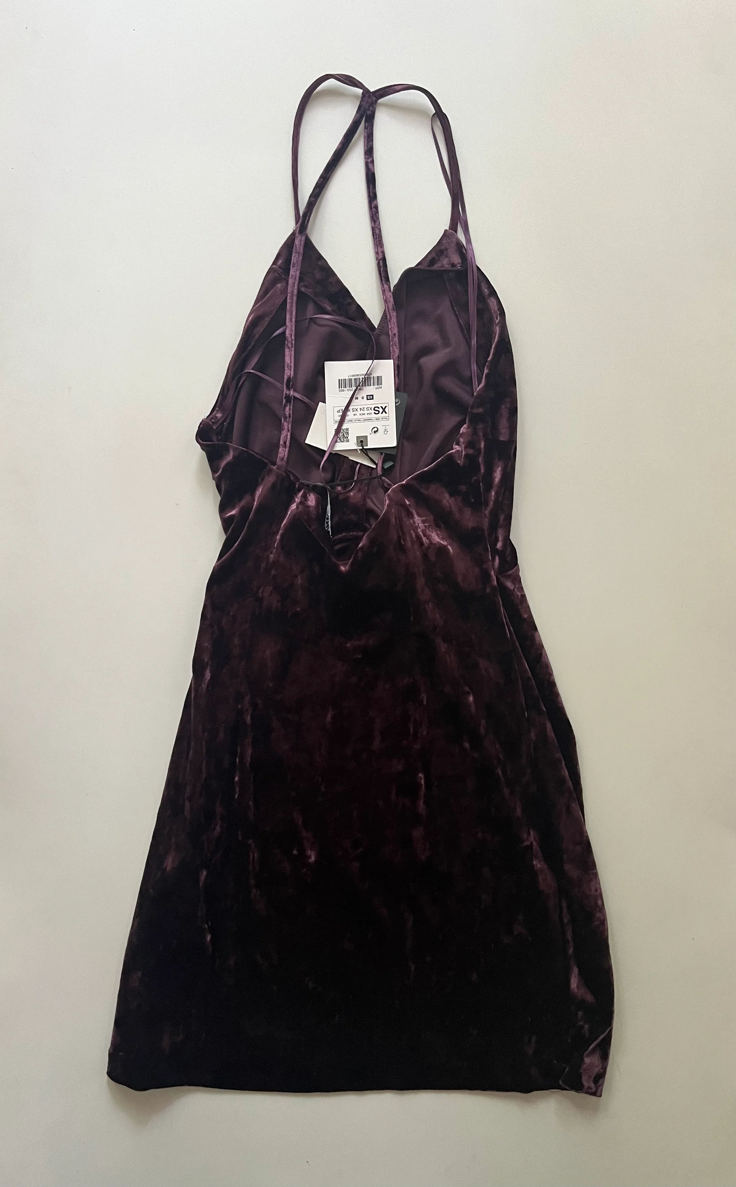 Dress Casual Short By Zara In Purple, Size: Xs - Image 2