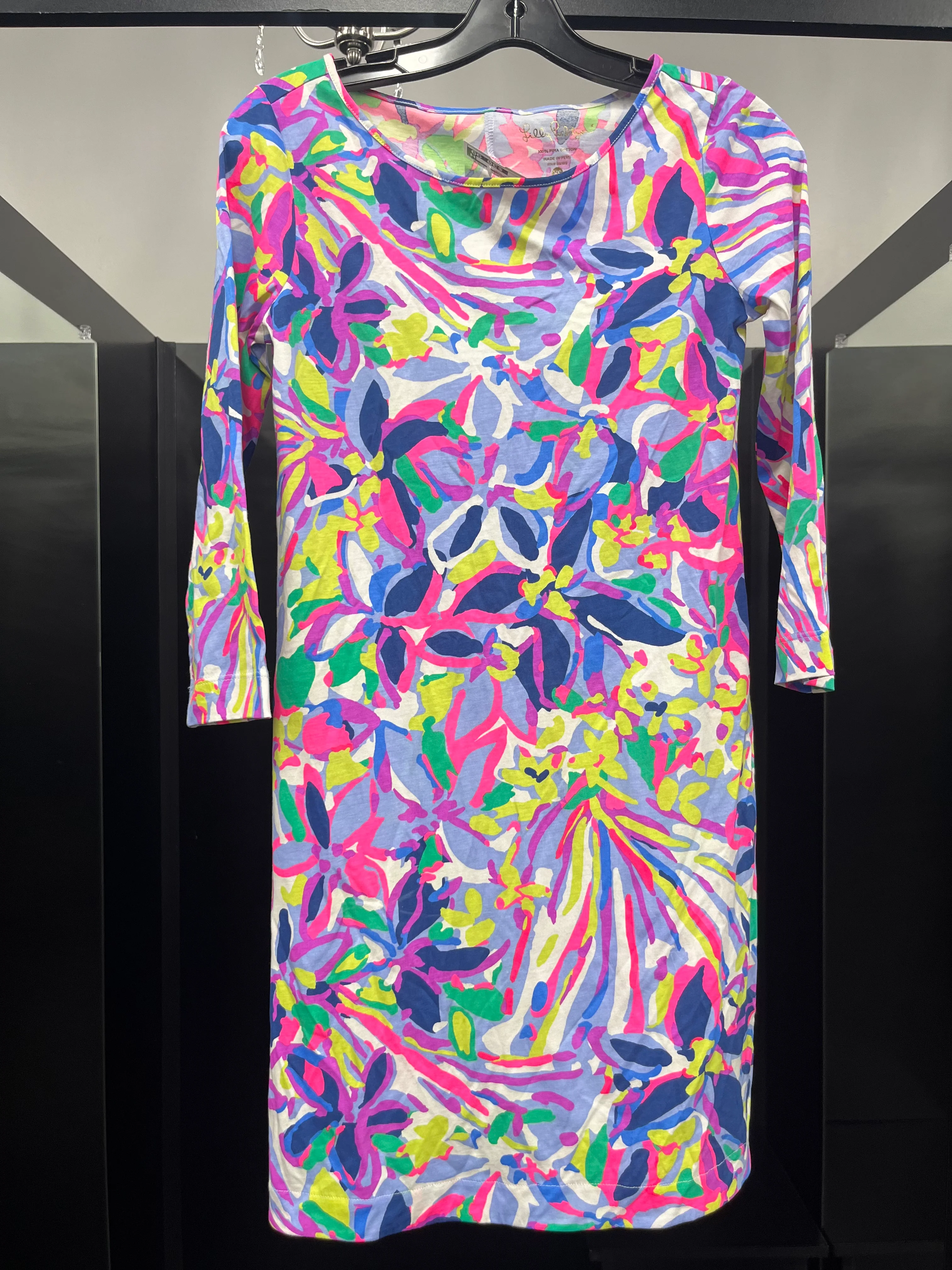 Multi-colored Dress Casual Midi Lilly Pulitzer, Size Xs - Image 1