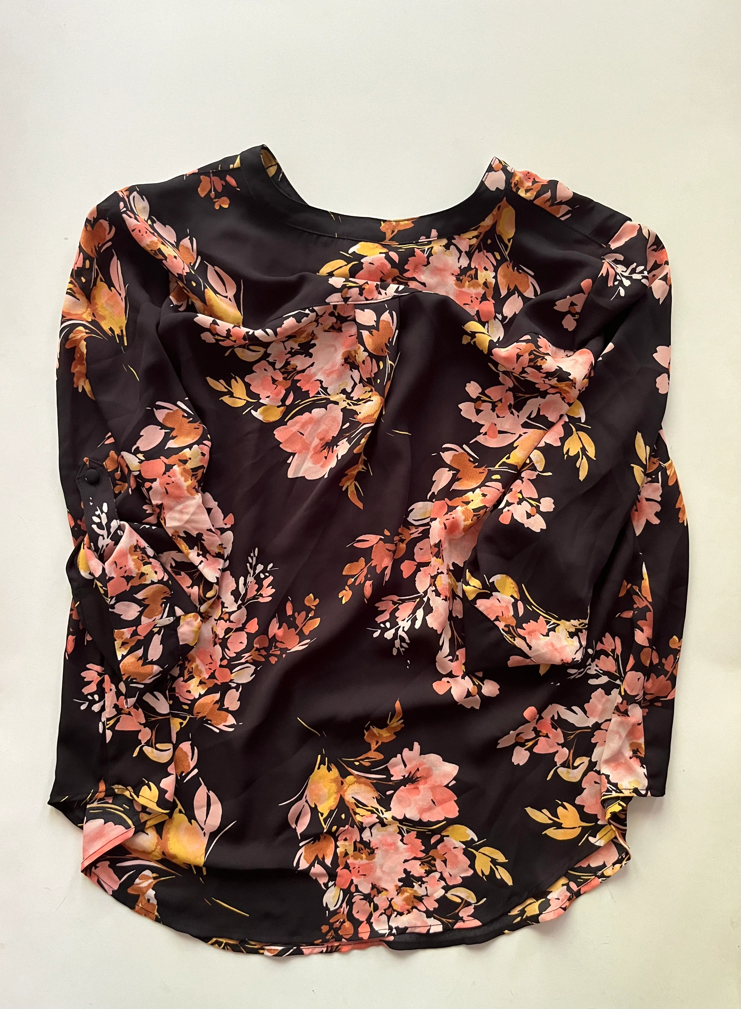 Blouse Long Sleeve By Torrid In Floral, Size: M - Image 2