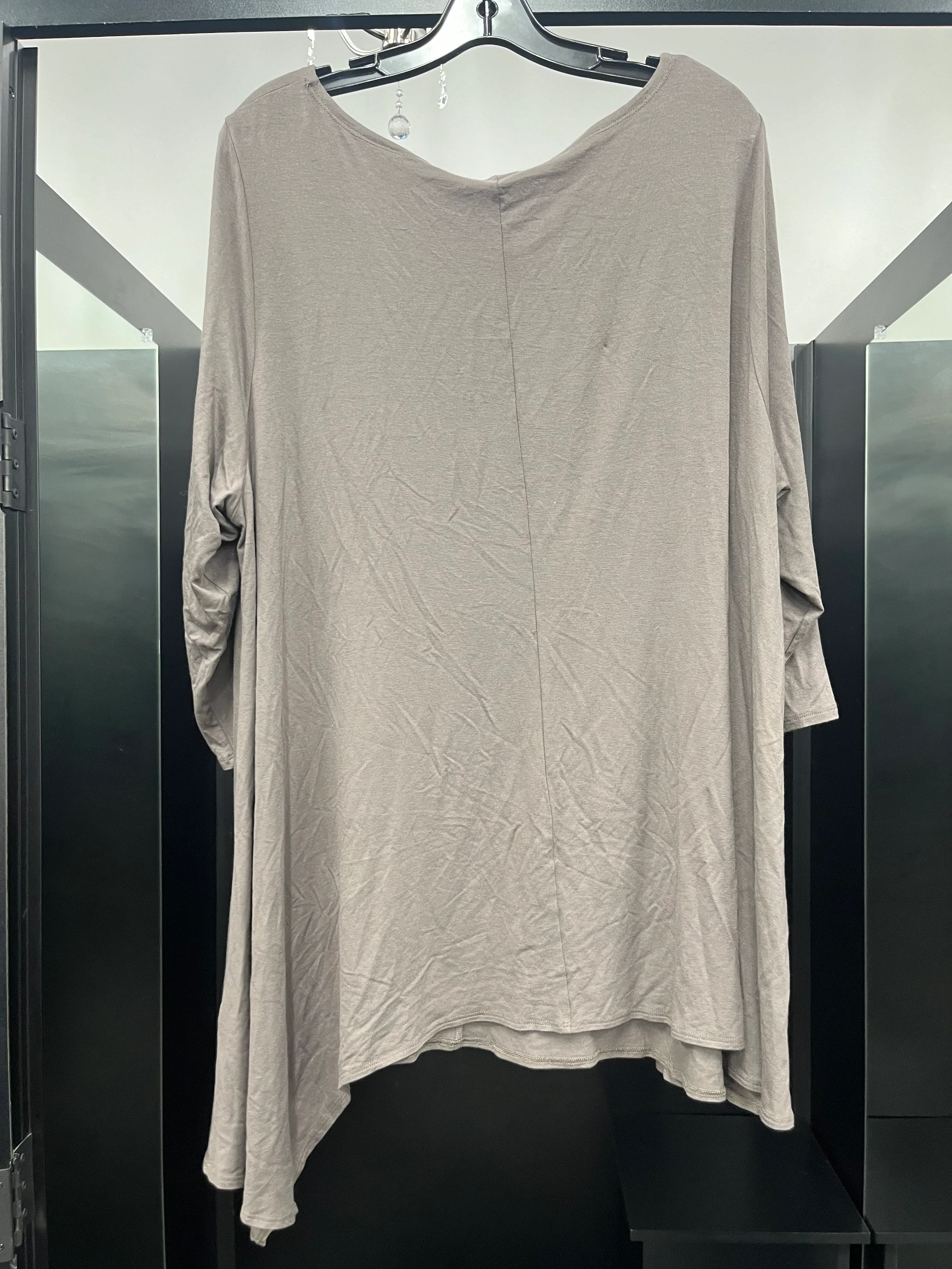 Grey Blouse Long Sleeve Eileen Fisher, Size 3x - Image 2