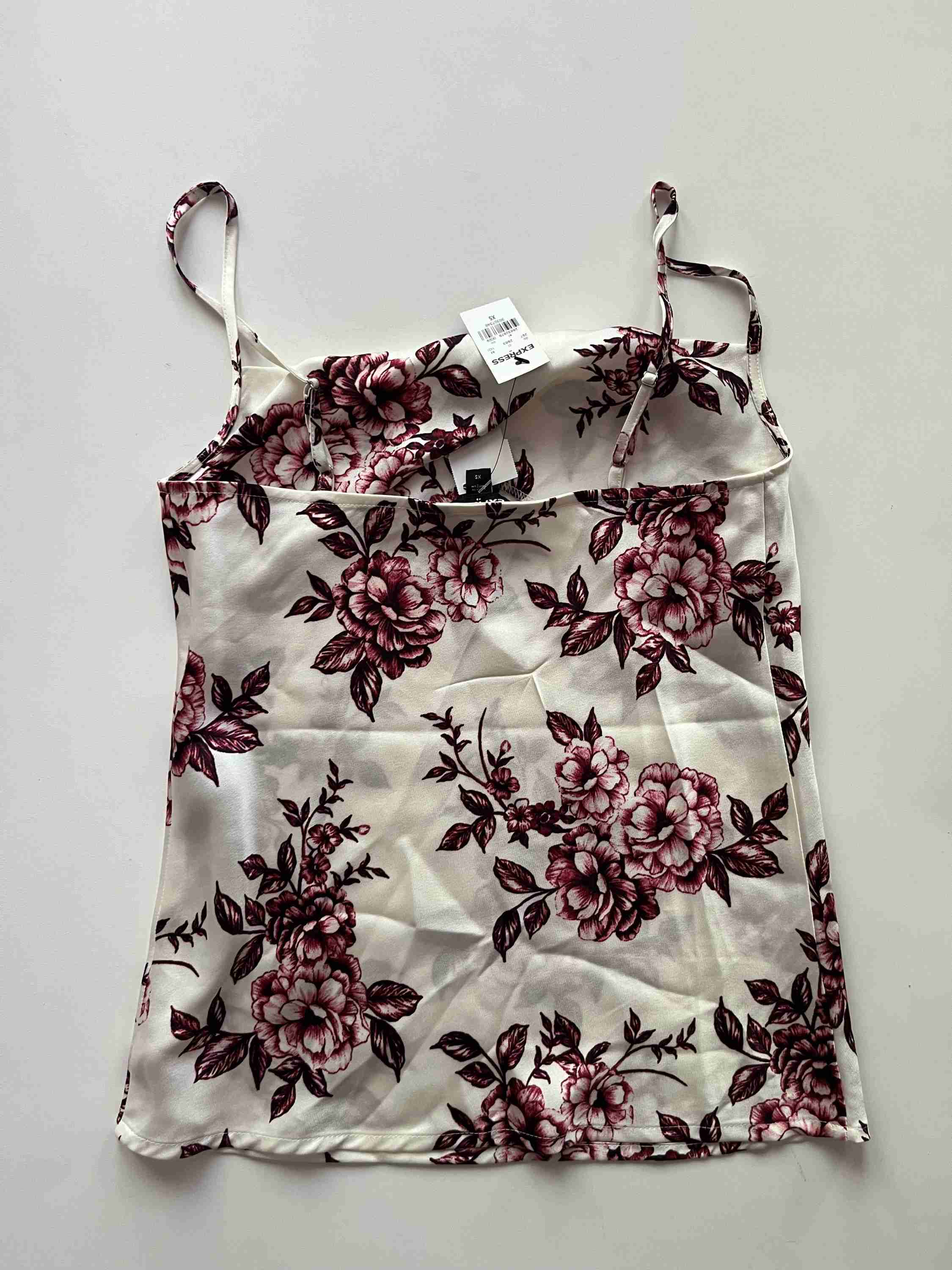 Blouse Sleeveless By Express In Floral, Size: XS - Image 2