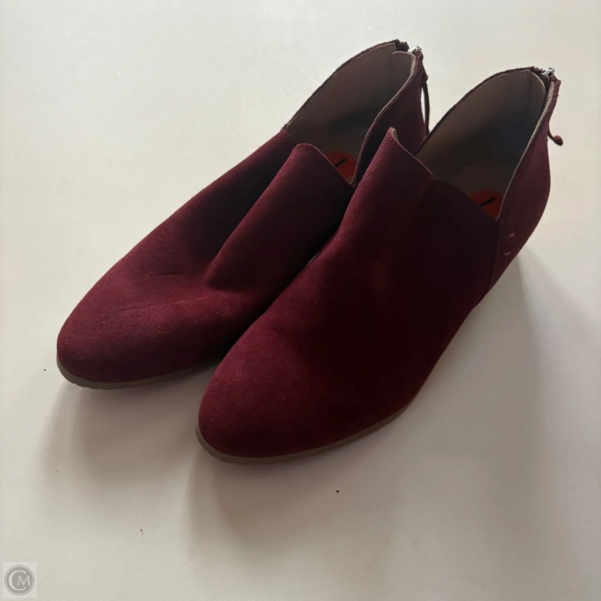 Shoes Heels Block By Kenneth Cole In Maroon, Size: 7 - Image 1