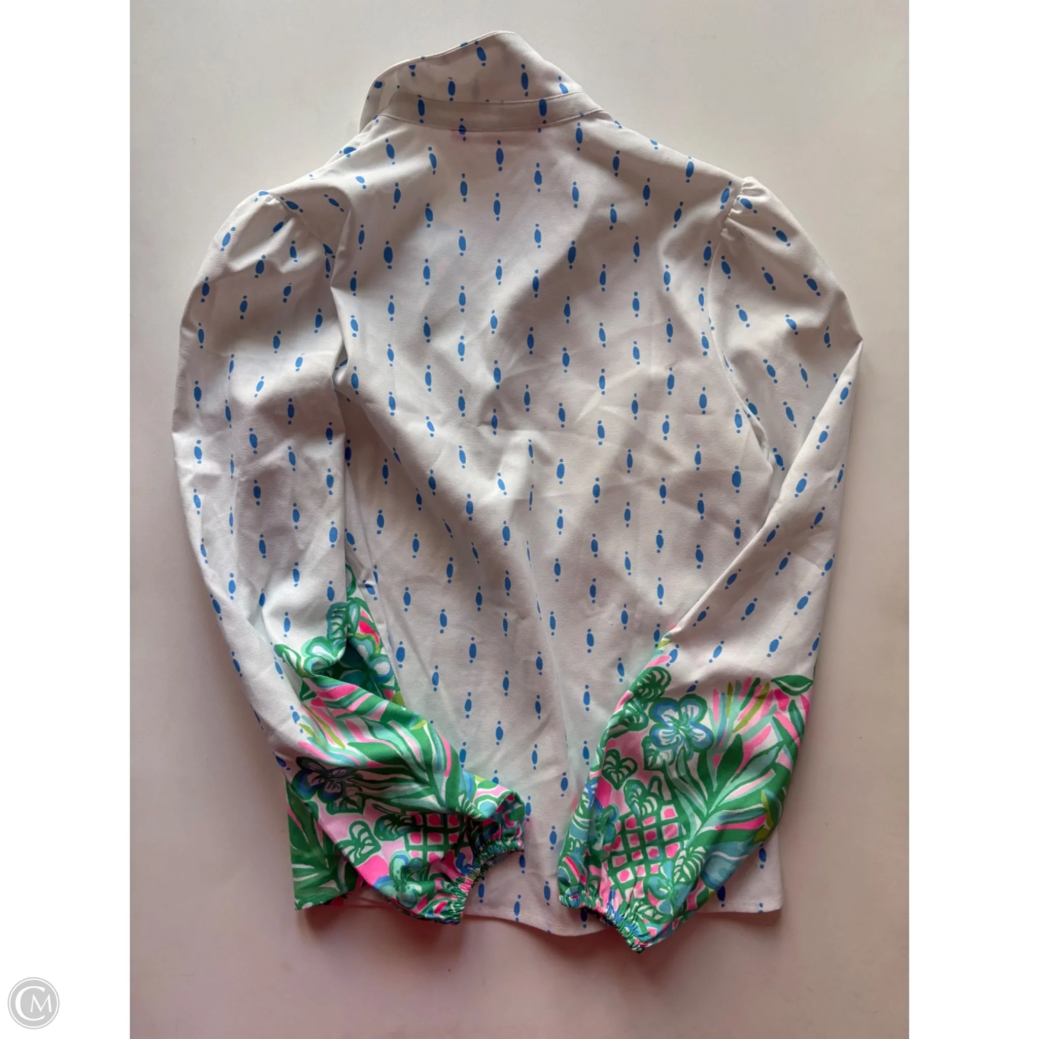 Top Long Sleeve Designer By Lilly Pulitzer In White, Size: Xs - Image 2