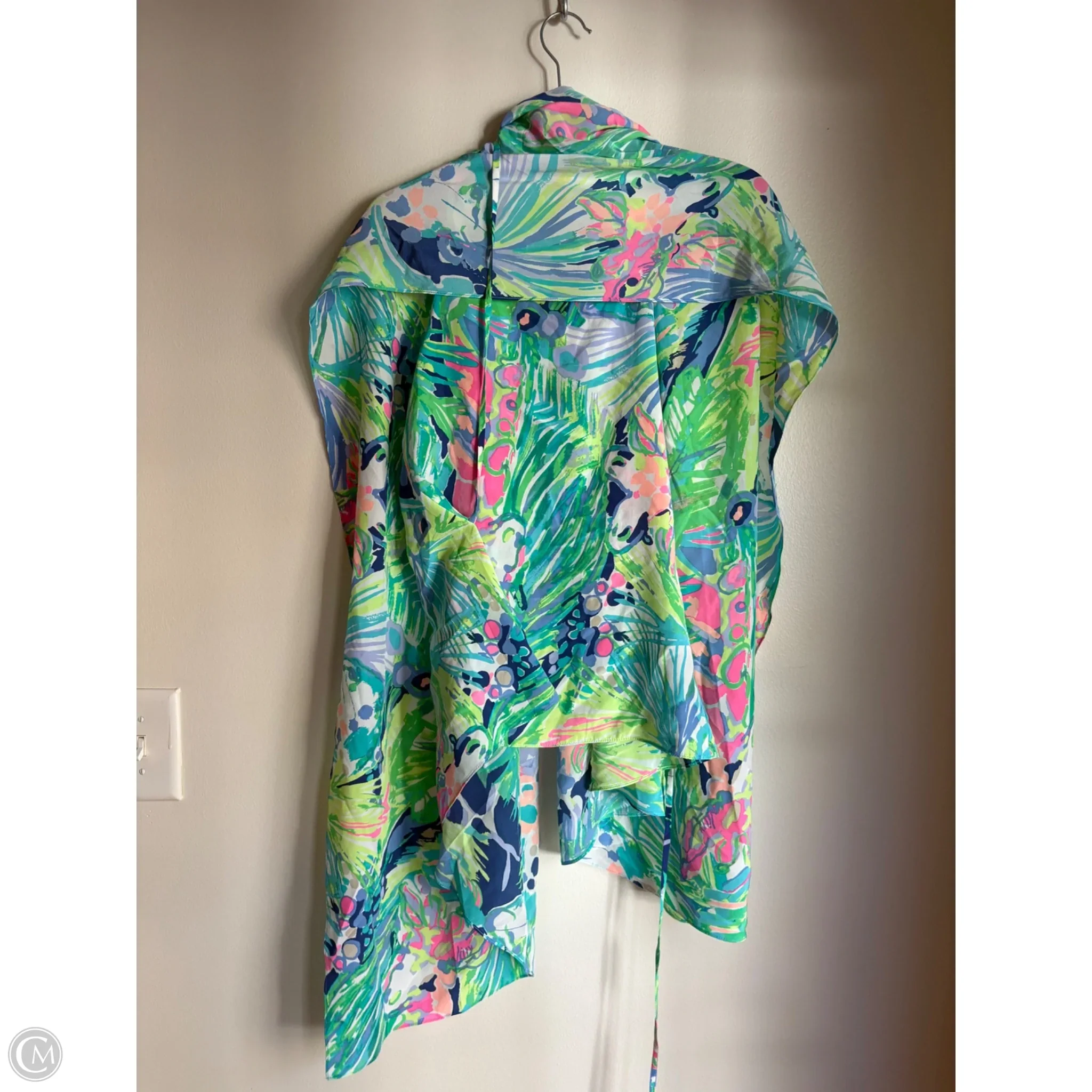 Blouse Designer By Lilly Pulitzer In Blue, Size: S - Image 2