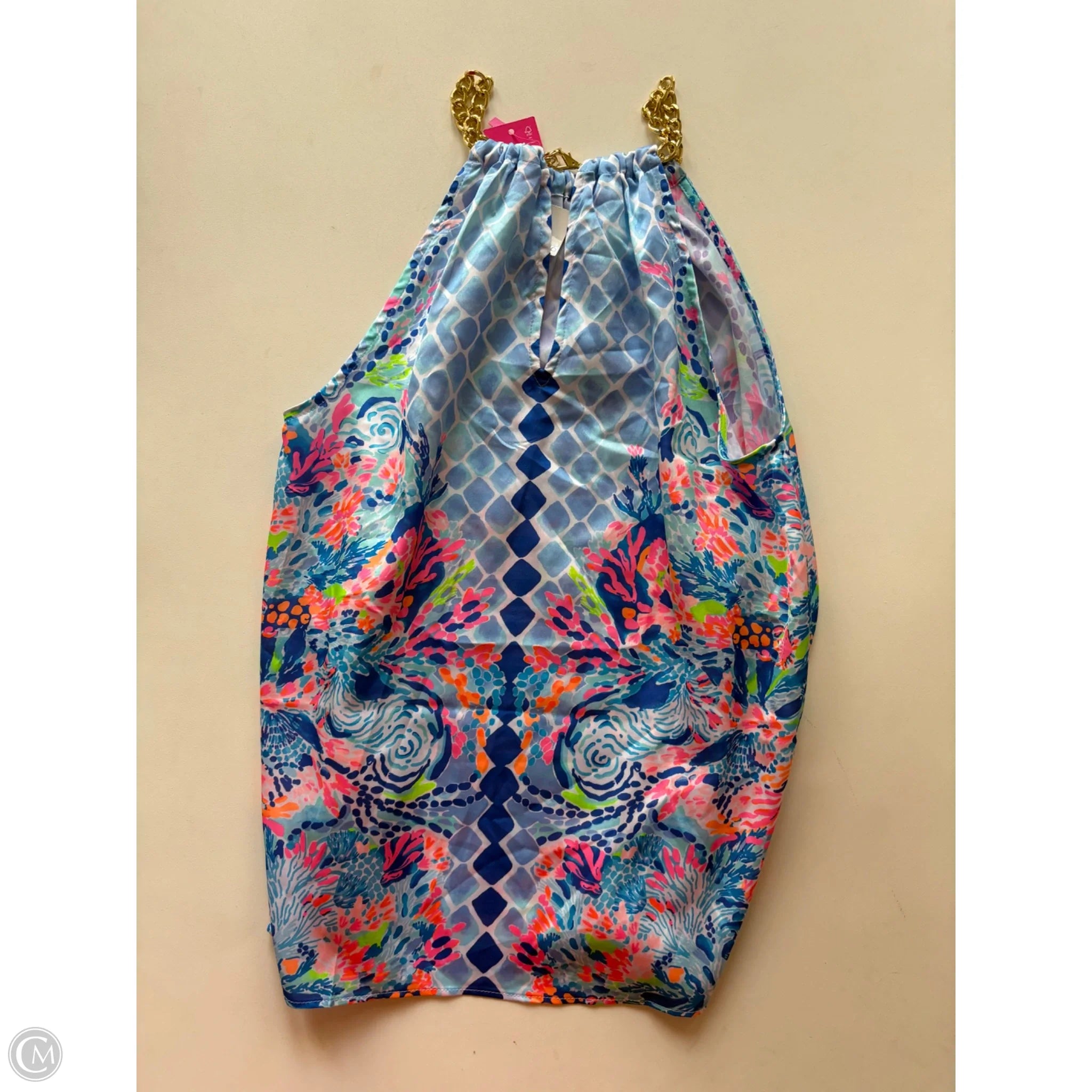 Top Sleeveless Designer By Lilly Pulitzer In Blue, Size: Xs - Image 2
