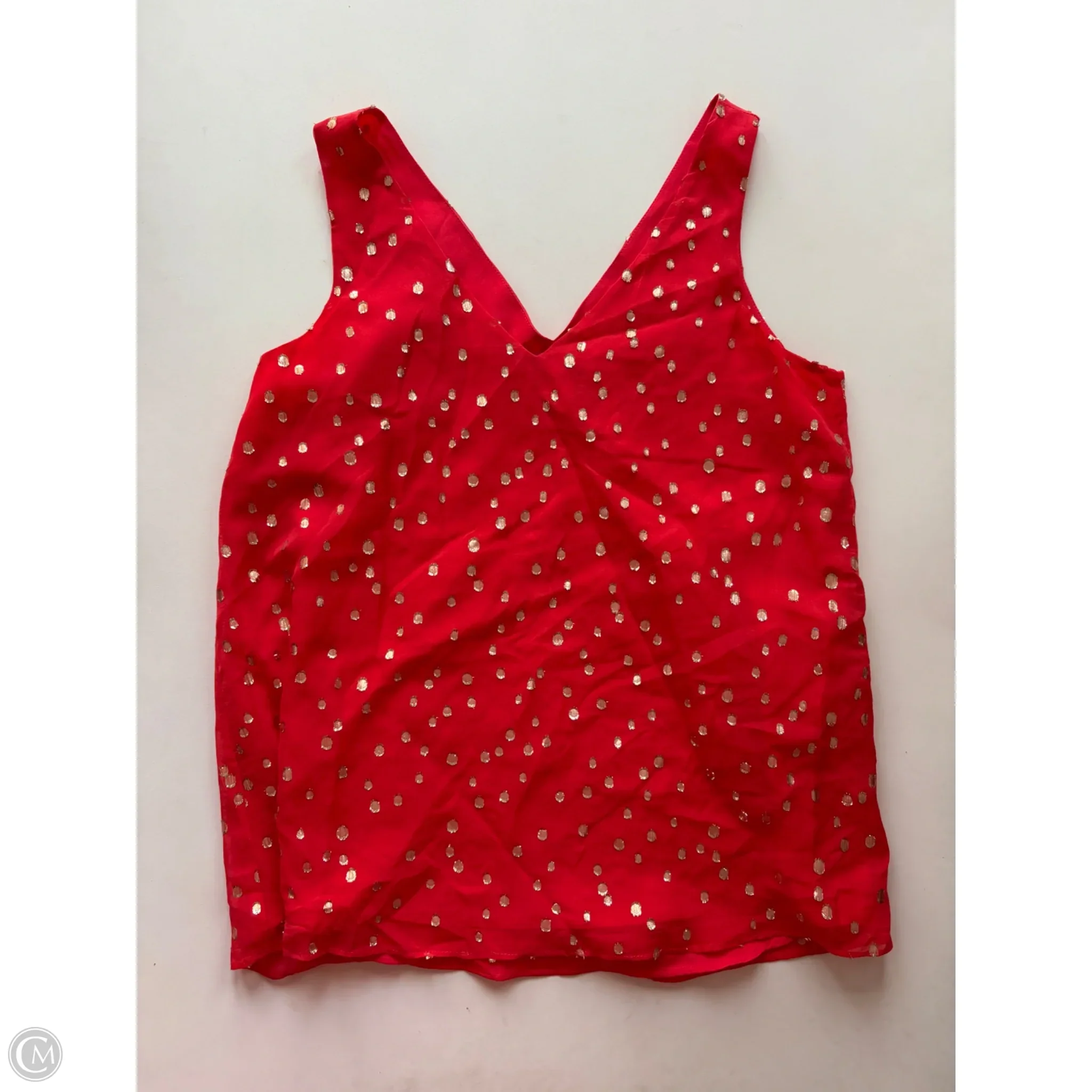 Top Sleeveless Designer By Lilly Pulitzer In Peach, Size: Xs
