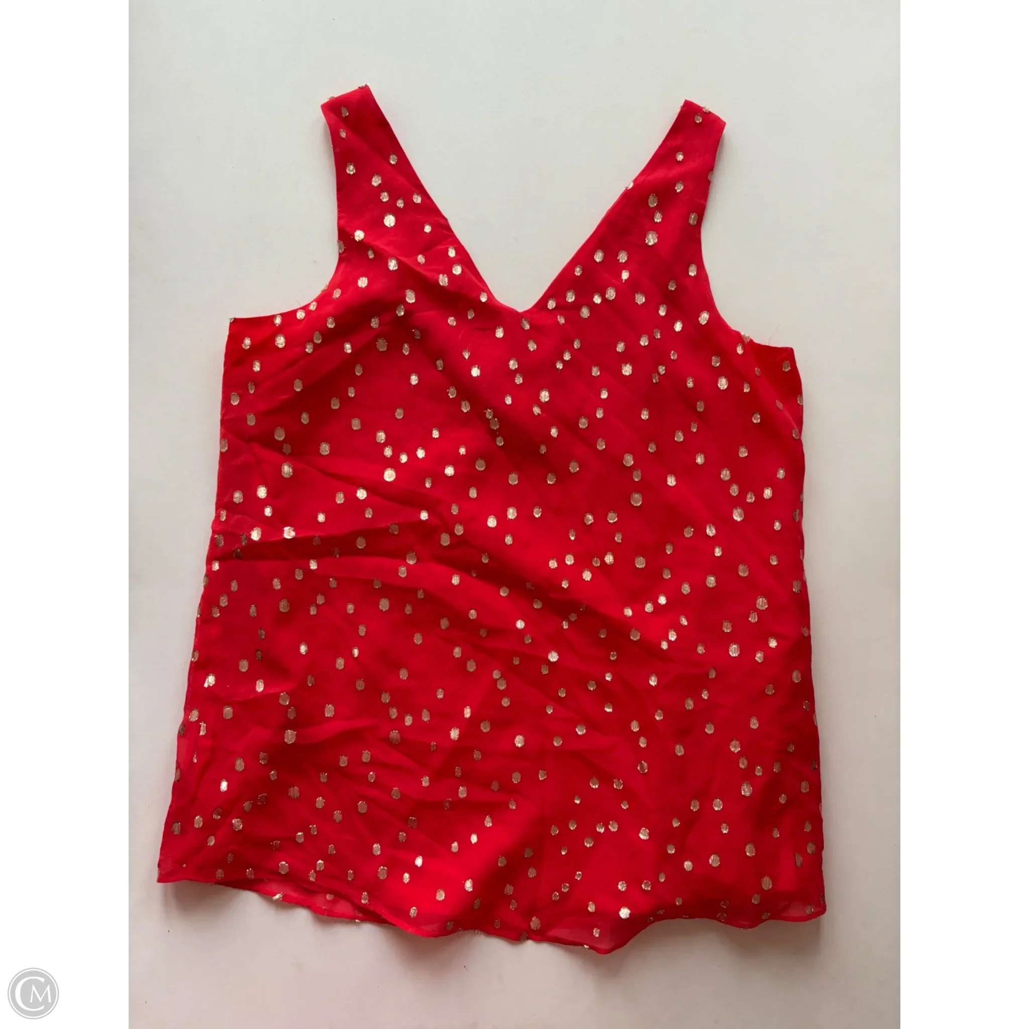 Top Sleeveless Designer By Lilly Pulitzer In Peach, Size: Xs - Image 2