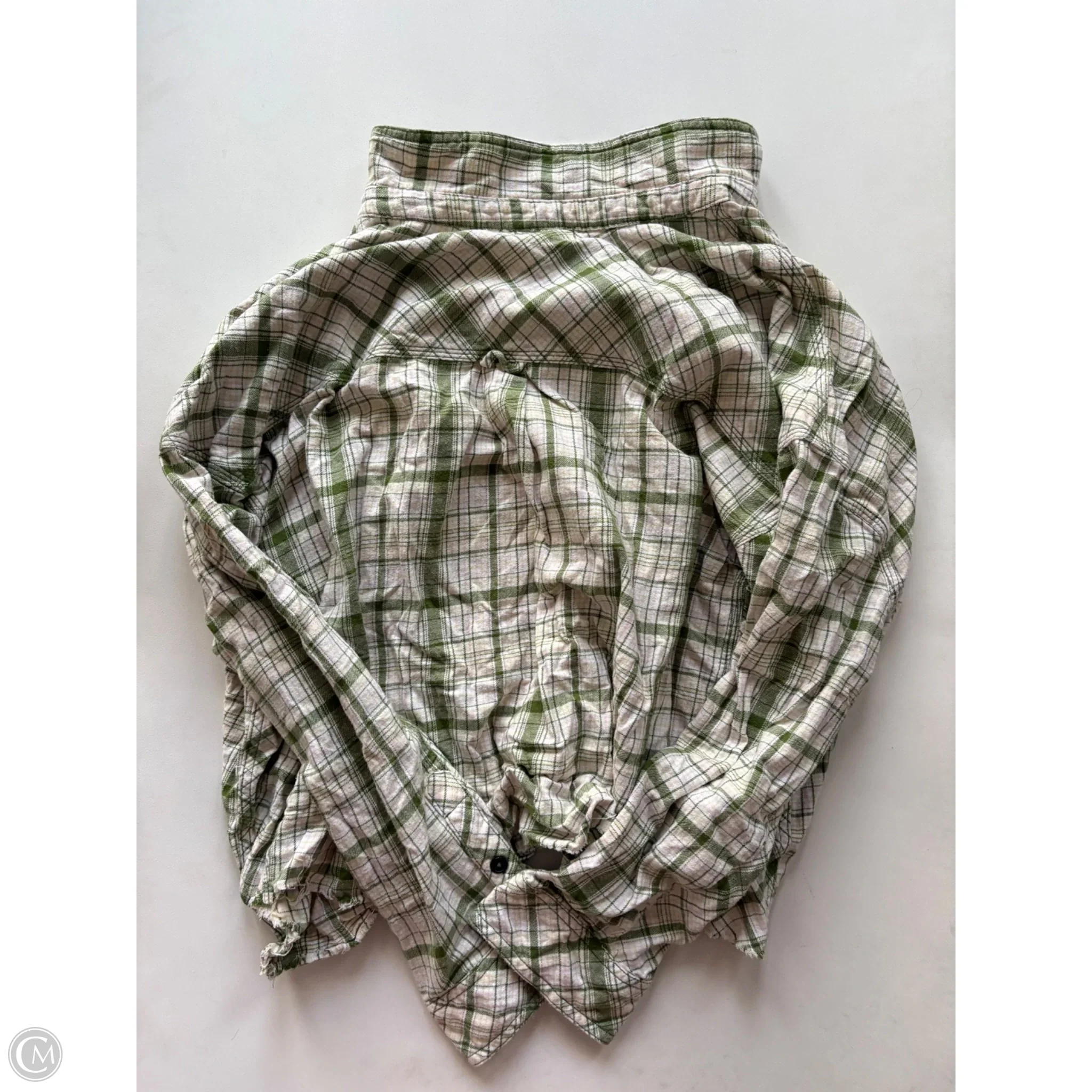 Blouse Long Sleeve By Bp In Plaid Pattern, Size: 1x - Image 2