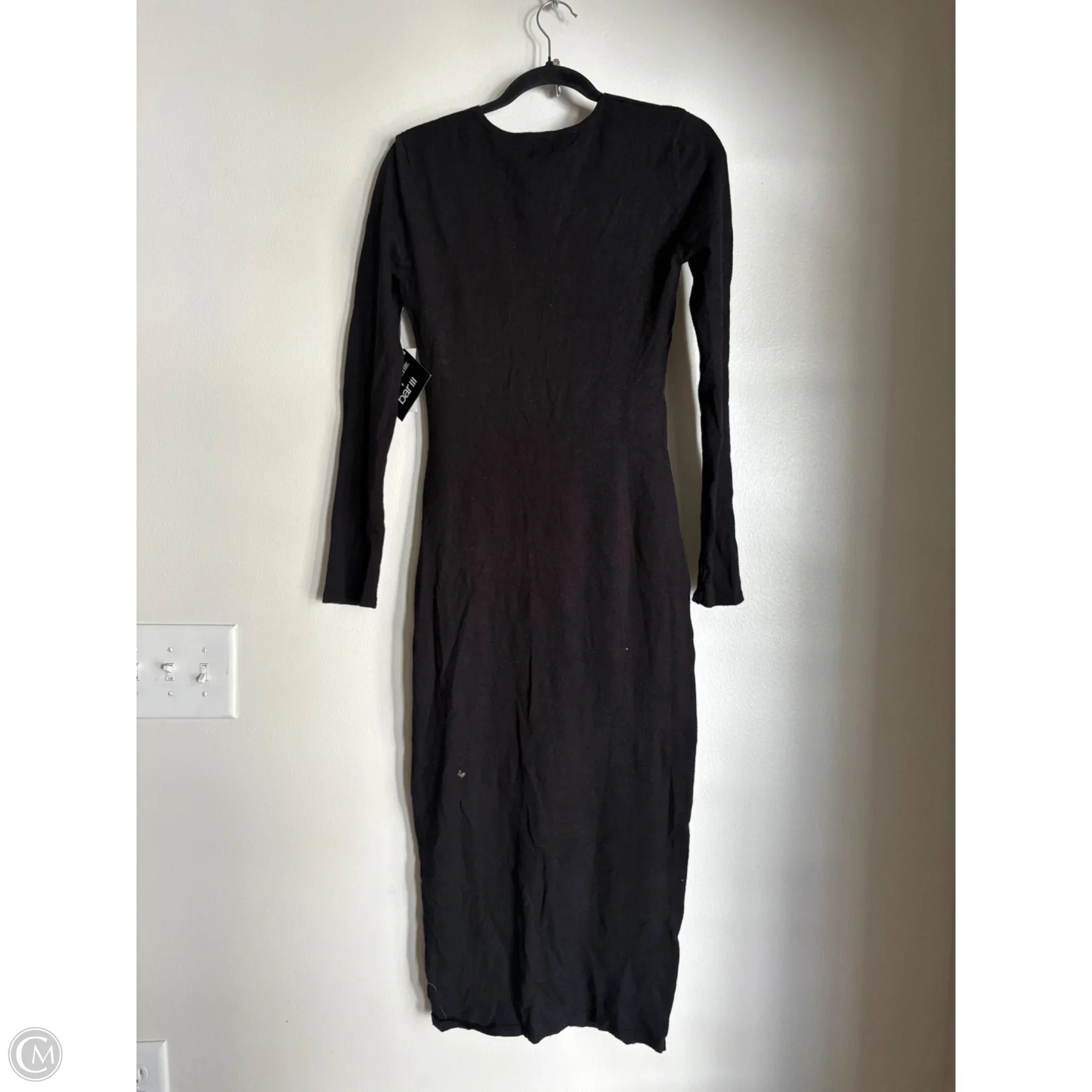 Dress Casual Midi By Bar Iii In Black, Size: M - Image 2