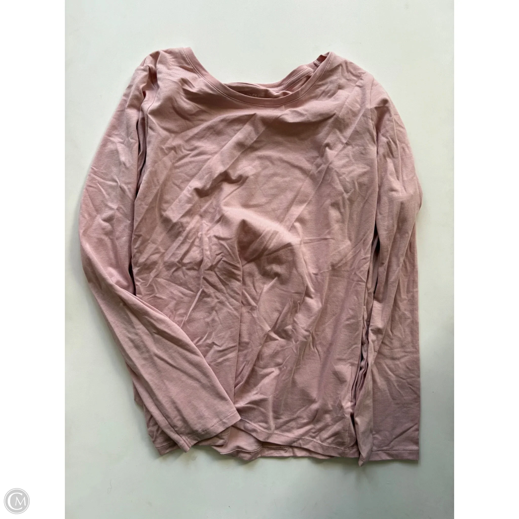Blouse Long Sleeve By Tahari By Arthur Levine In Pink, Size: L - Image 1