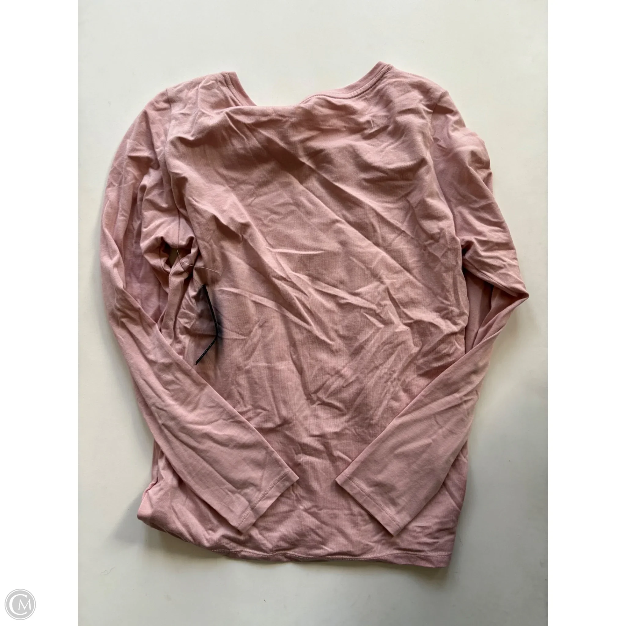 Blouse Long Sleeve By Tahari By Arthur Levine In Pink, Size: L - Image 2