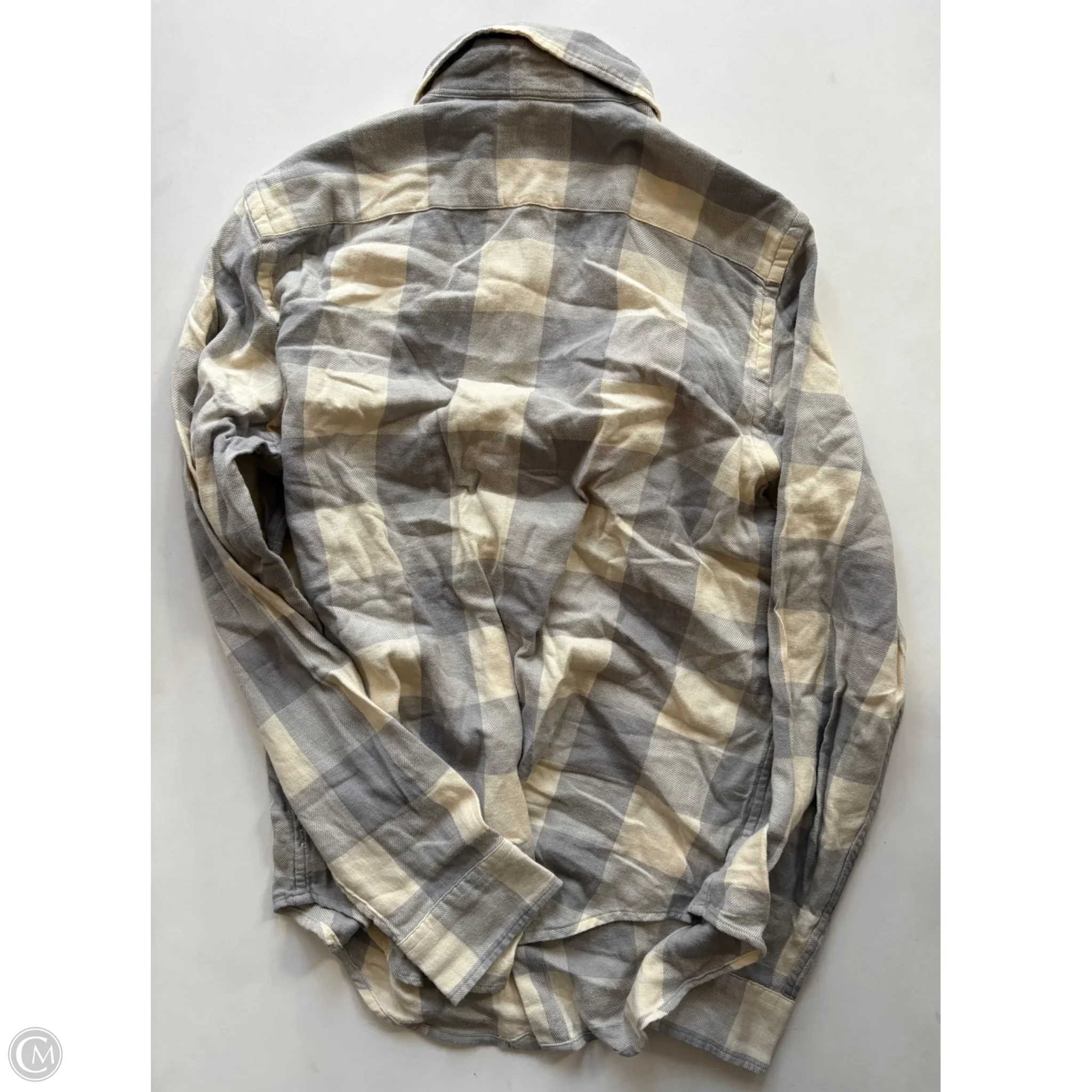Blouse Long Sleeve By Ralph Lauren In Plaid Pattern, Size: Xl - Image 2