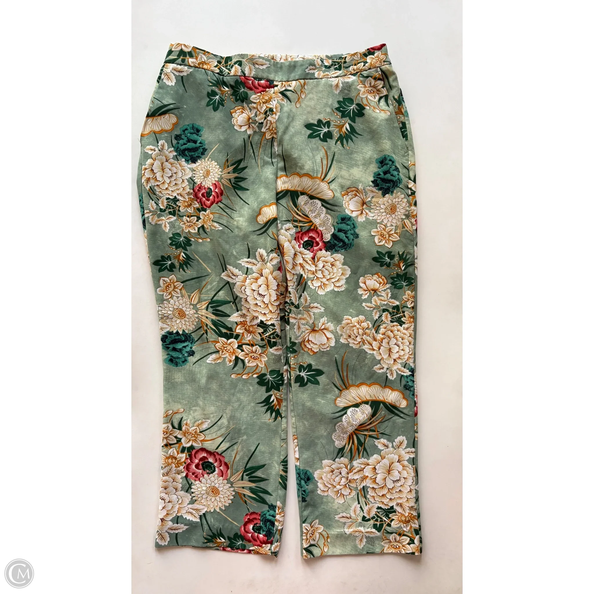 Pants Cargo & Utility By Cynthia Rowley In Floral Print, Size: 12 - Image 1
