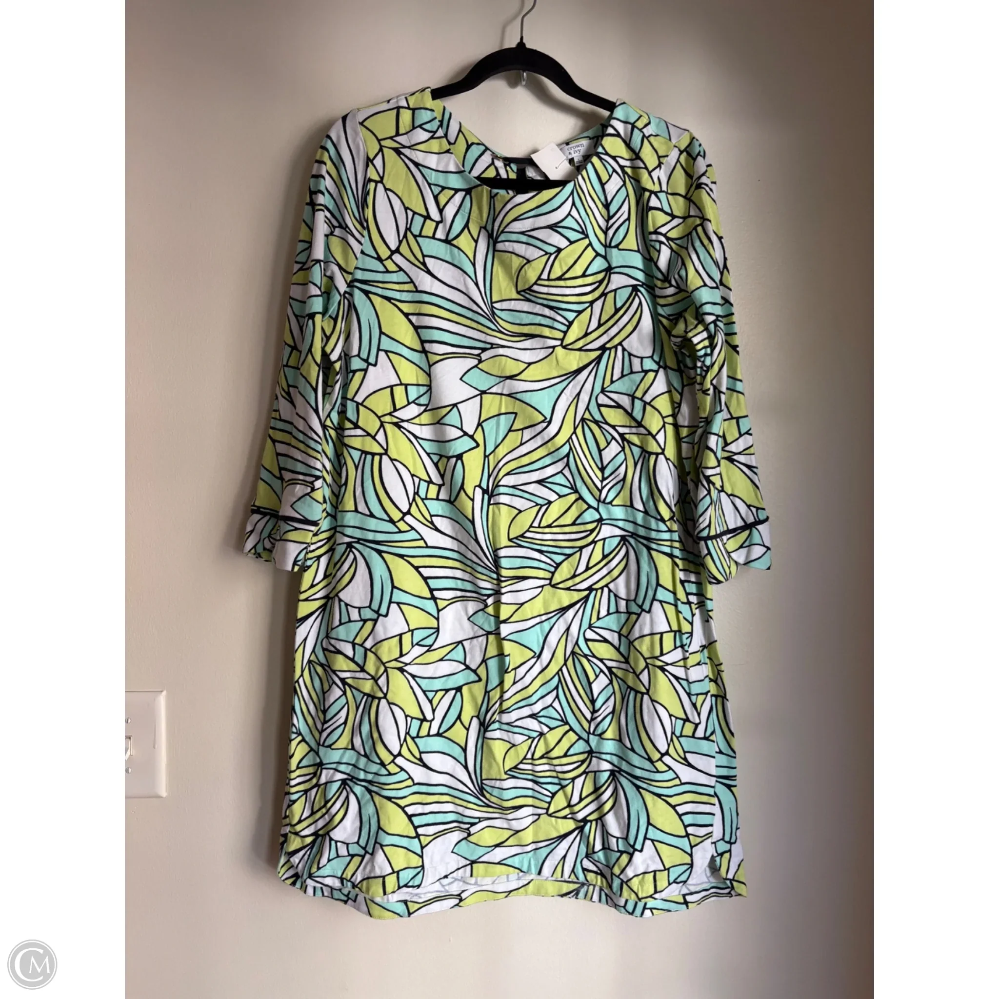 Dress Casual Midi By Crown And Ivy In Blue, Size: L - Image 1