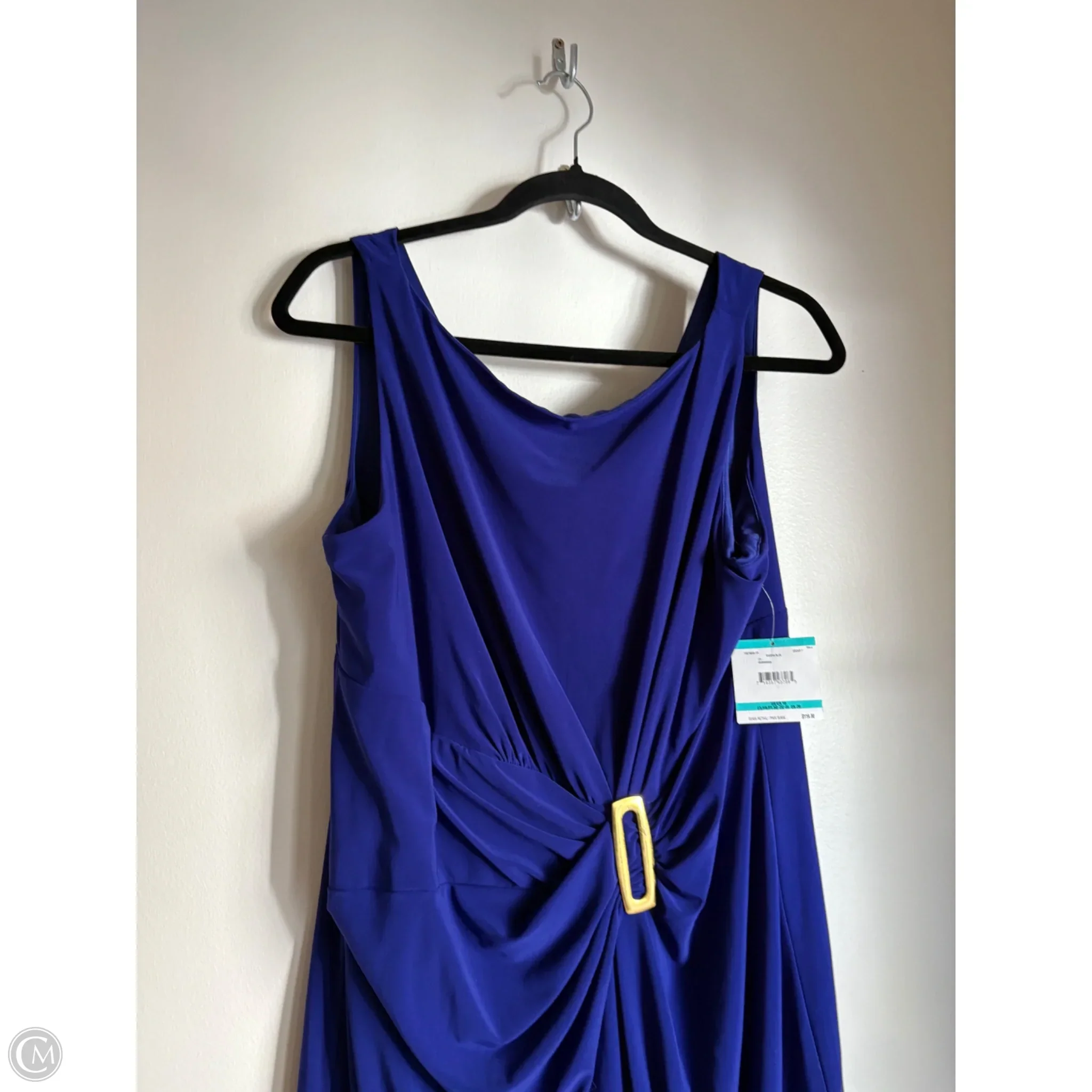 Dress Casual Midi By Anne Klein In Blue, Size: 16 - Image 3