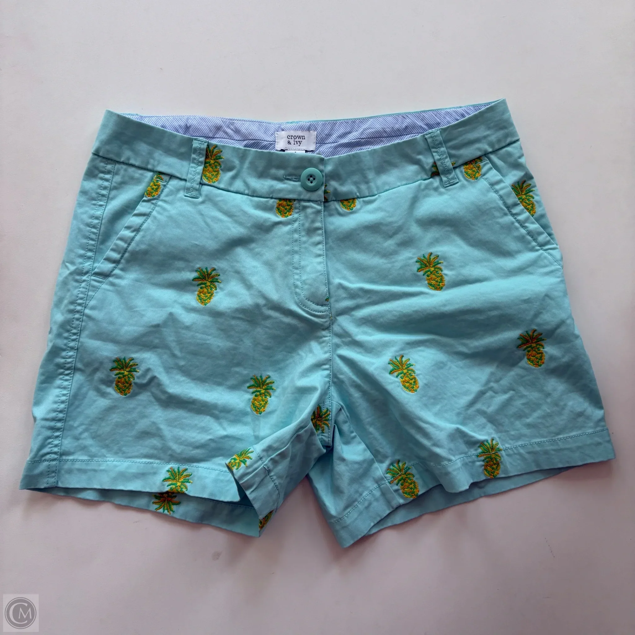 Shorts By Crown And Ivy In Blue, Size: 4 - Image 1