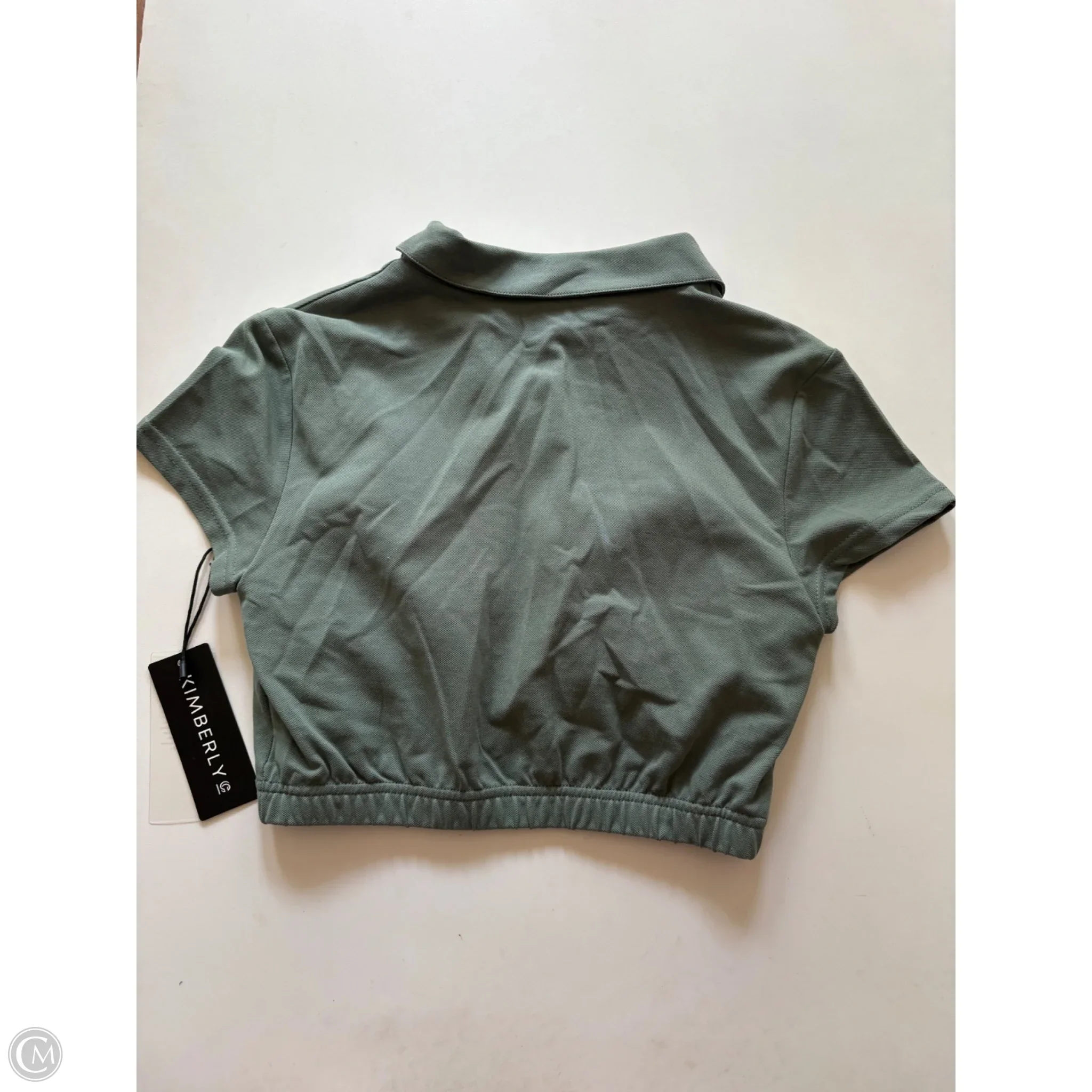 Blouse Short Sleeve By kimberly In Green, Size: S - Image 2