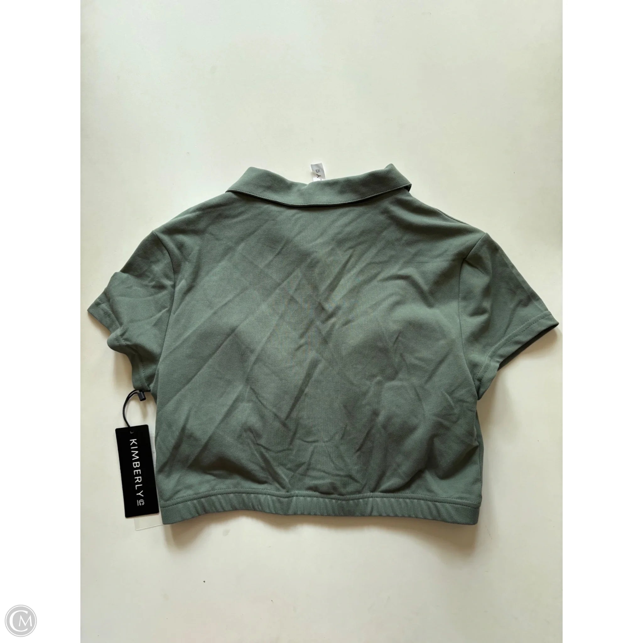 Blouse Short Sleeve By kimberly In Green, Size: M - Image 2