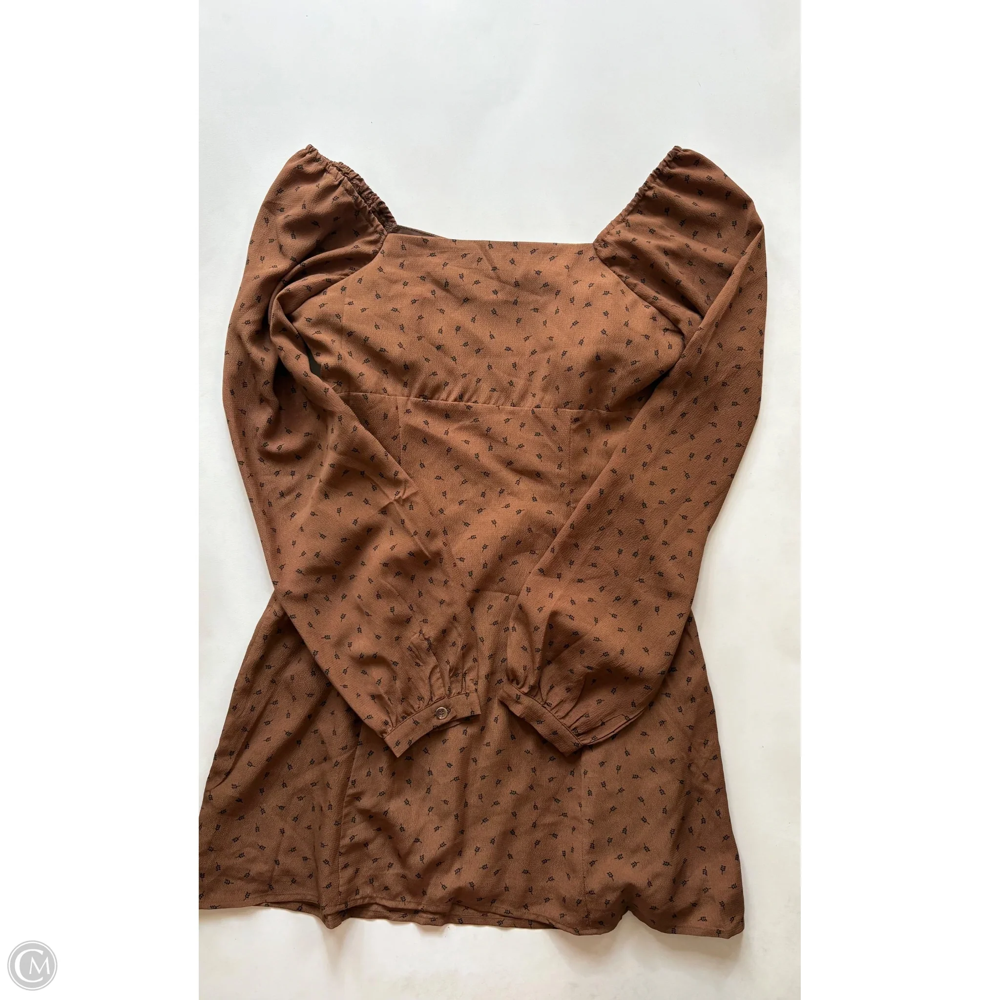 Dress Casual Midi By Paper Crane In Brown, Size: Small - Image 2