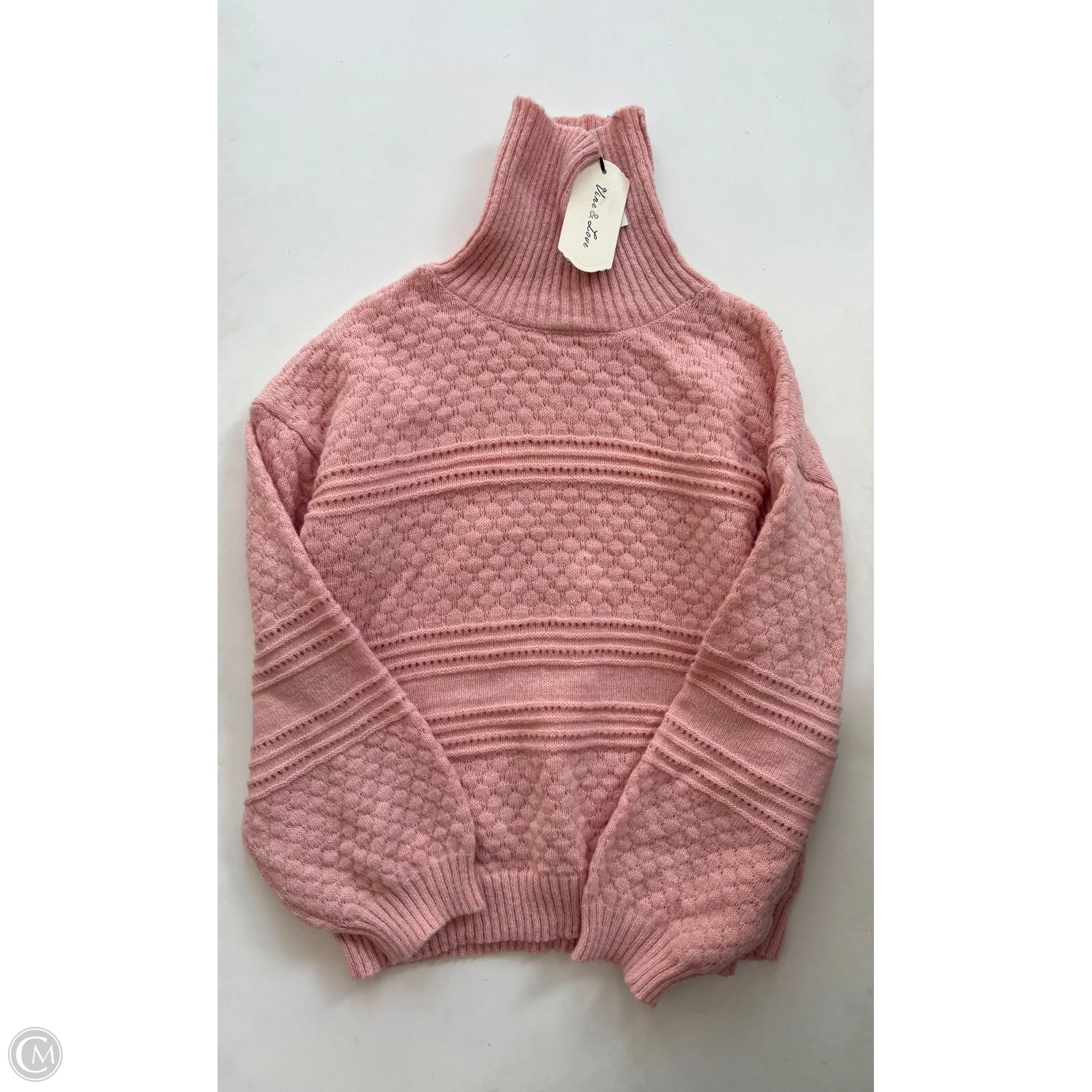 Sweater By vine and love In Pink, Size: L - Image 1