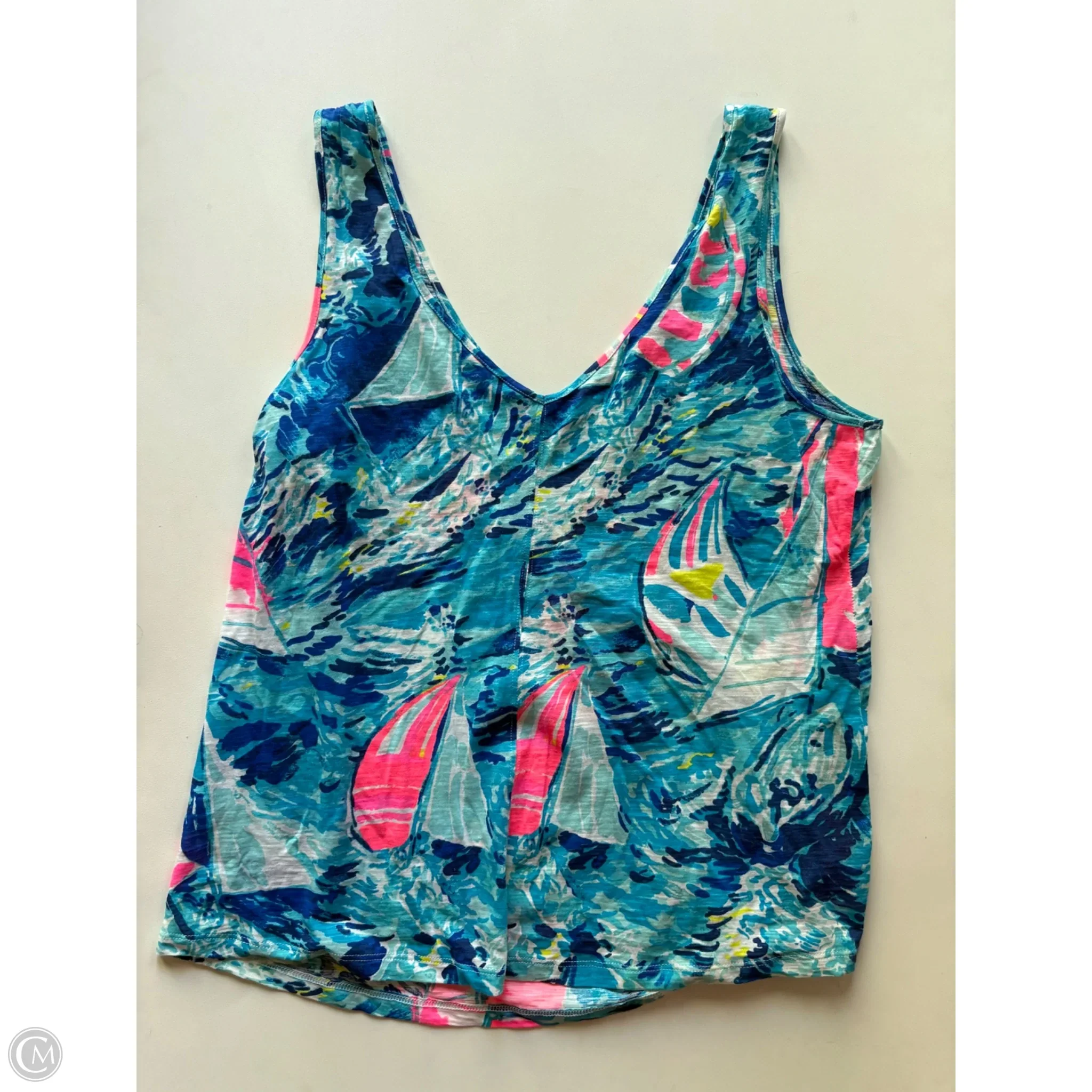 Top Sleeveless Designer By Lilly Pulitzer In Multi-colored, Size: M - Image 2